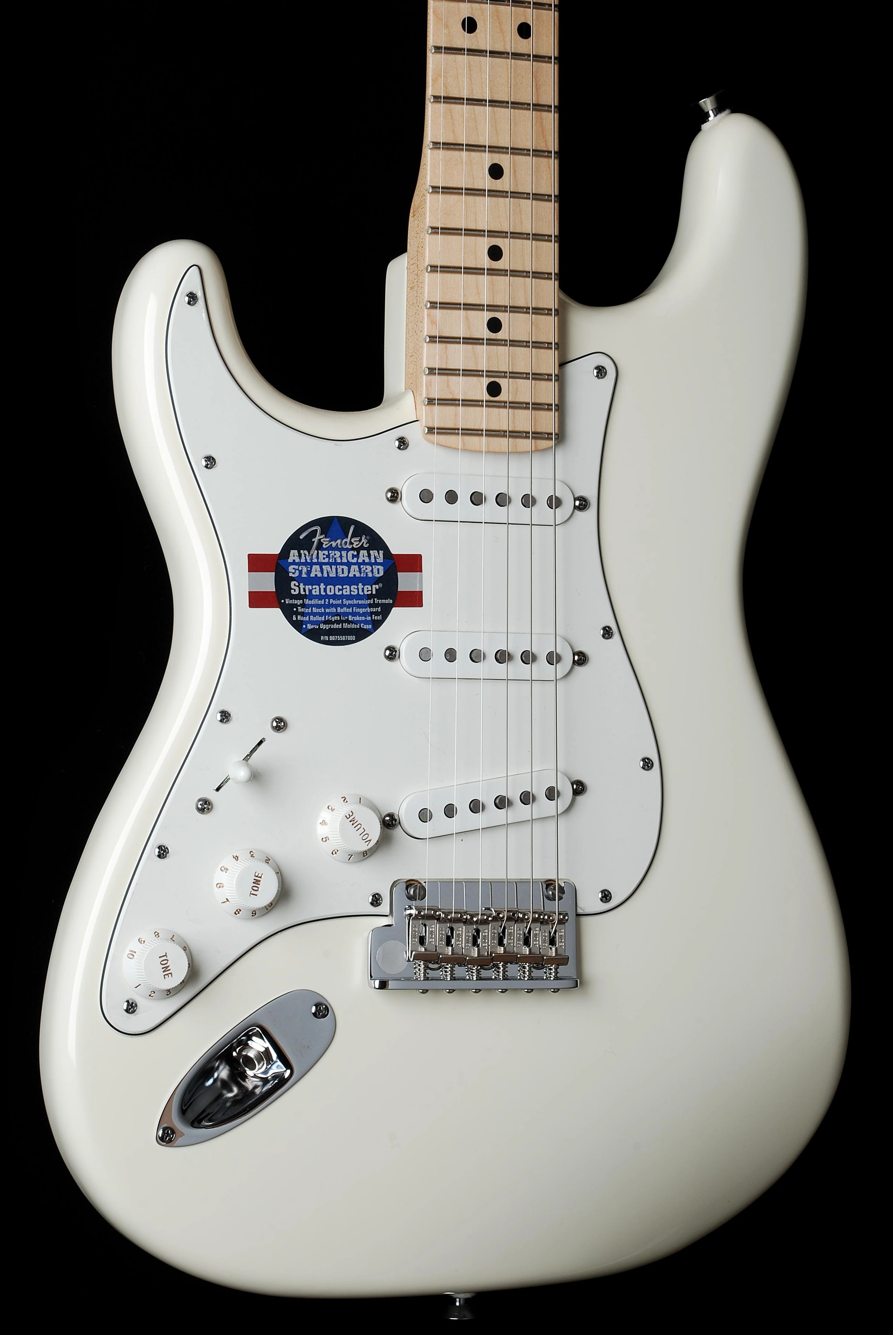 Fender American Standard Strat White Maple Left Handed