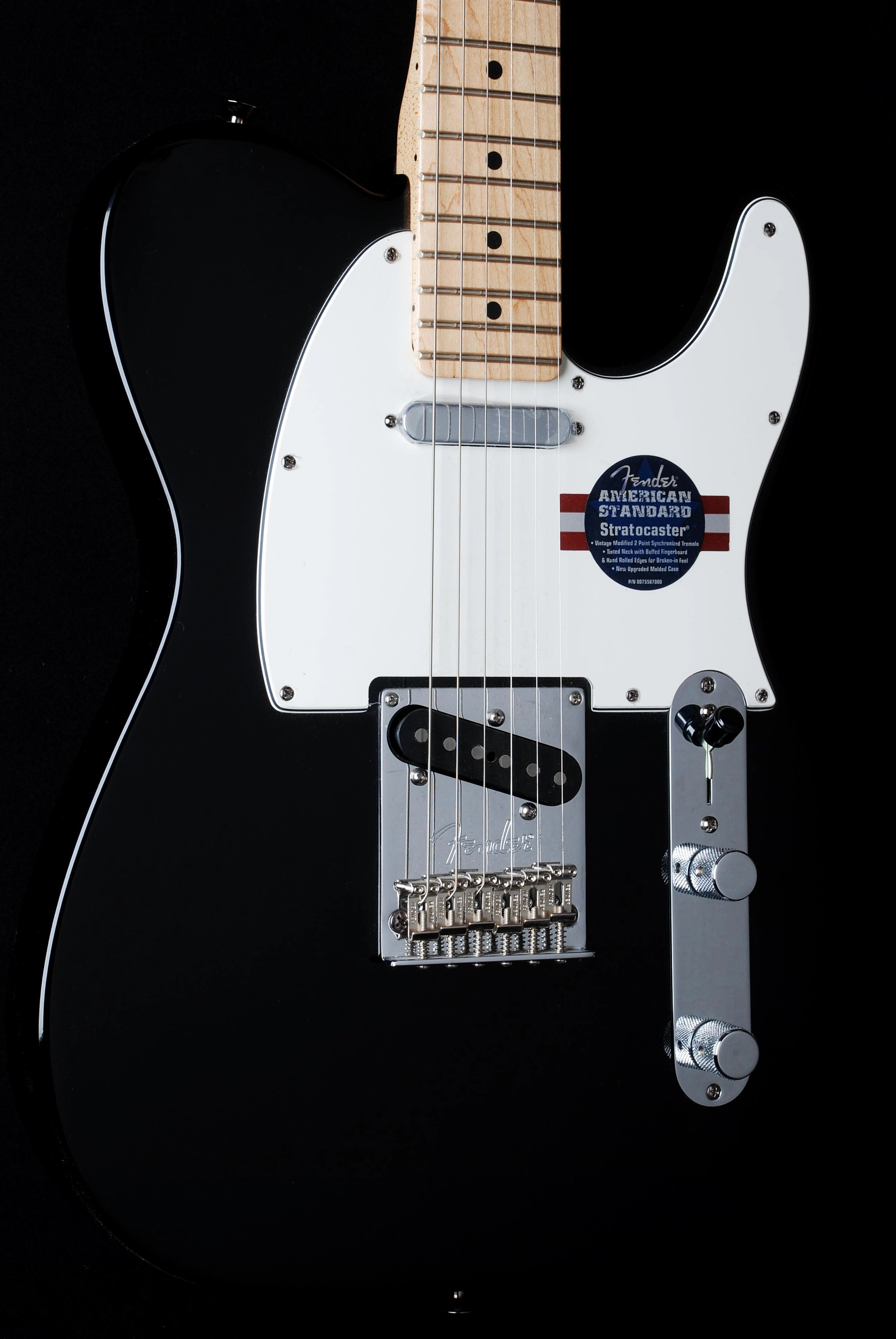 Fender American Standard Tele Black Maple Neck