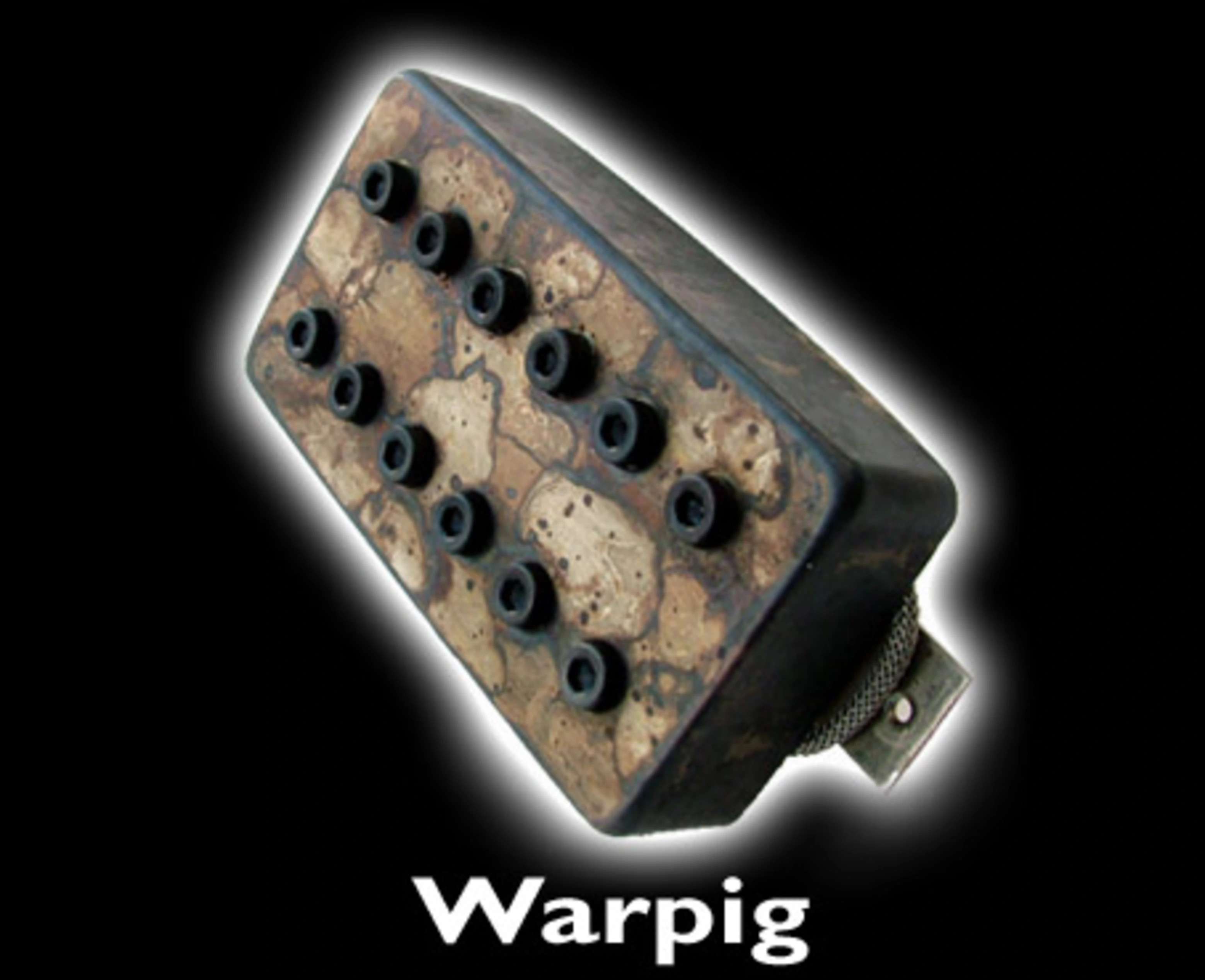 Bare Knuckle 'Warpig' Humbucker Covered Black Battleworn