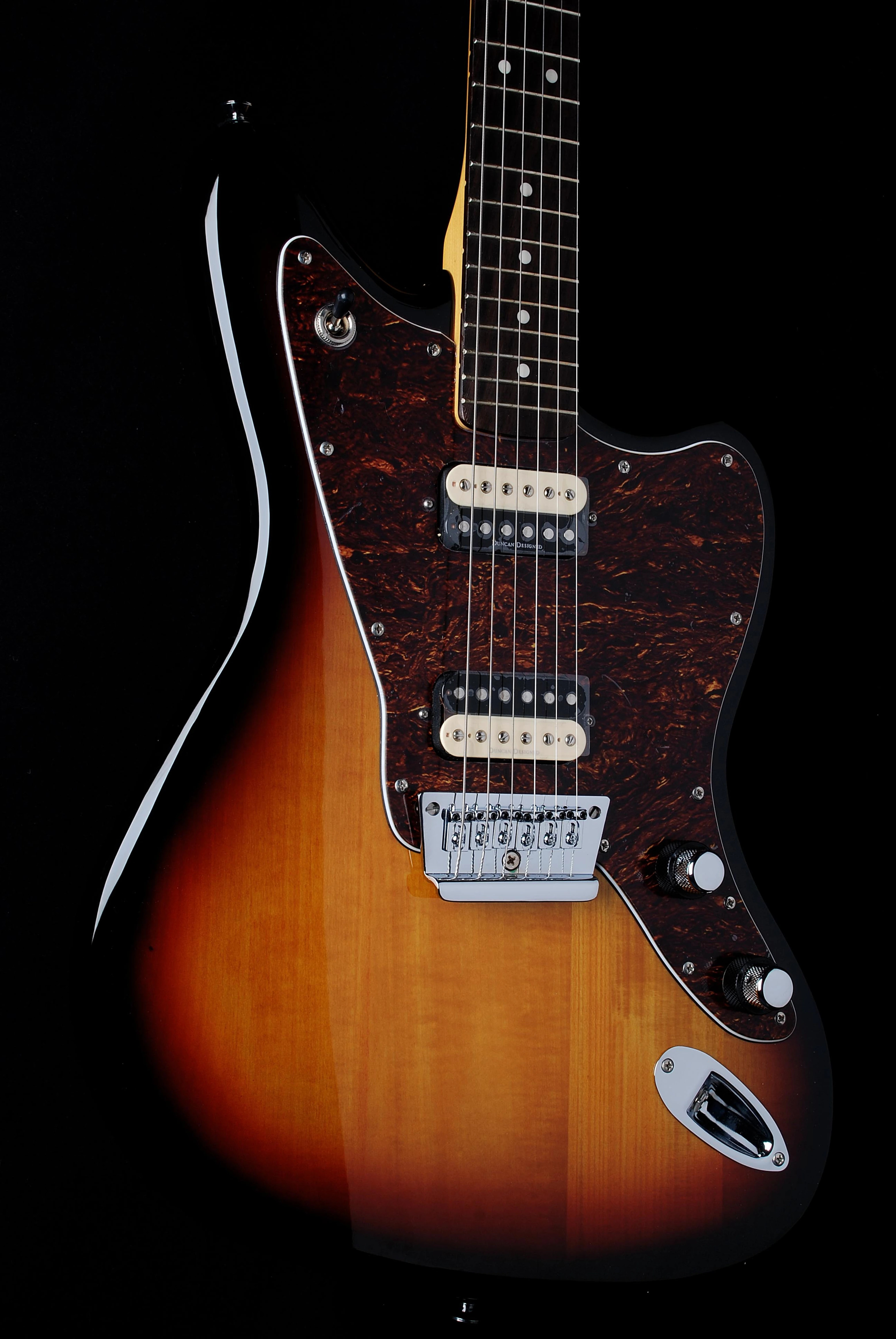 Squier Vintage Modified Jaguar HH 3 Tone Sunburst