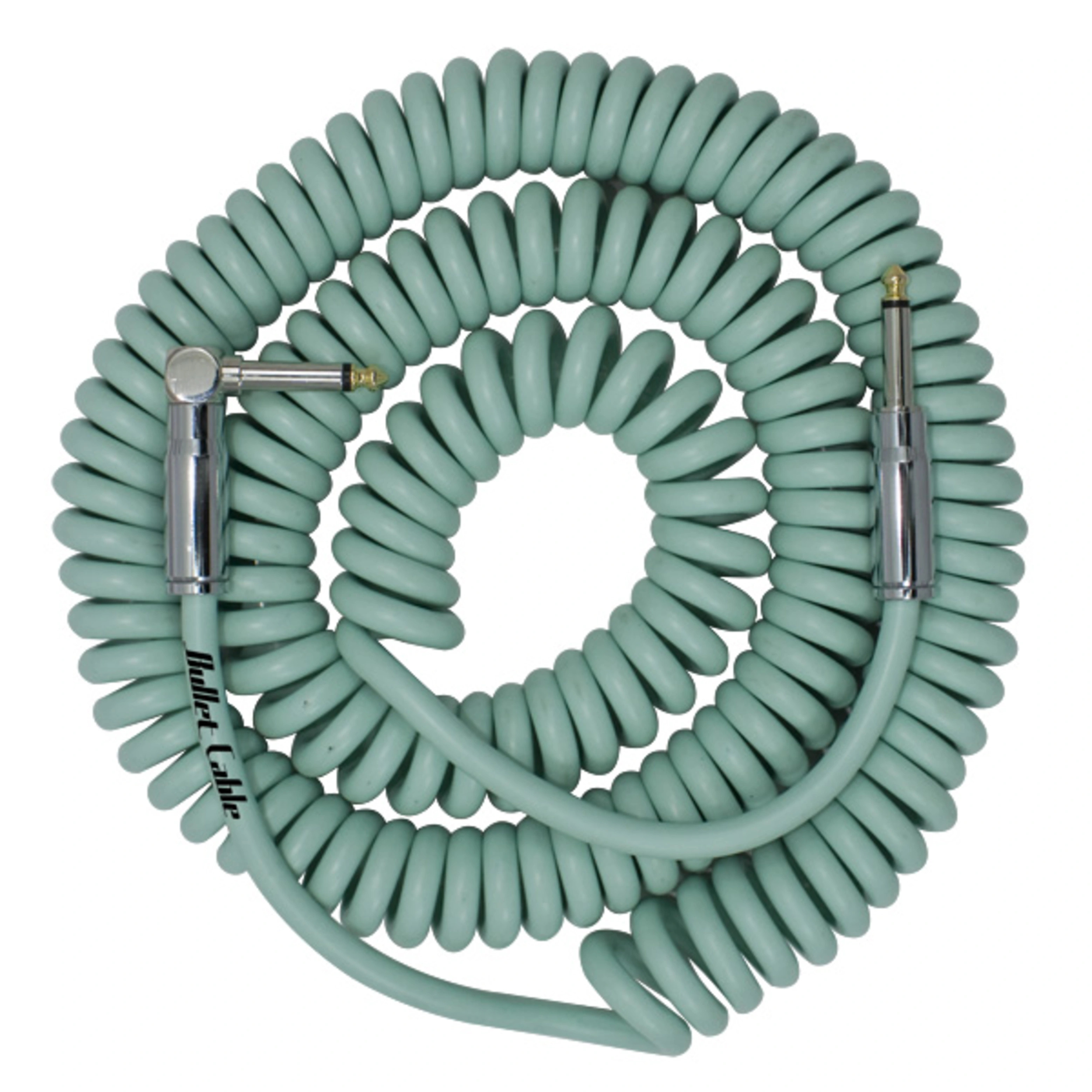 Bullet Cable 30ft Curly Cable Seafoam Green