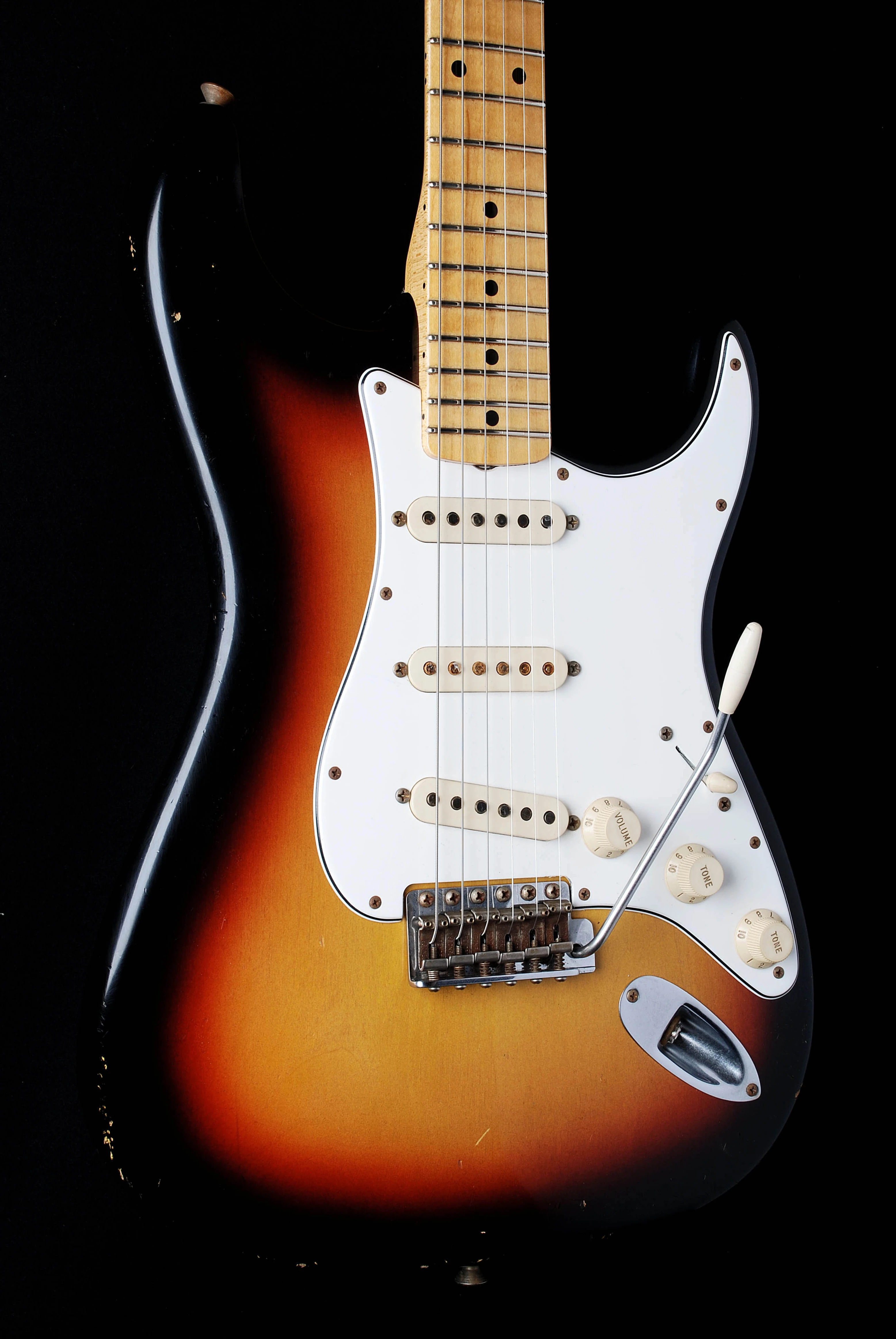 Fender Custom Shop 59 Relic Strat Maple Neck 3 Tone Sunburst