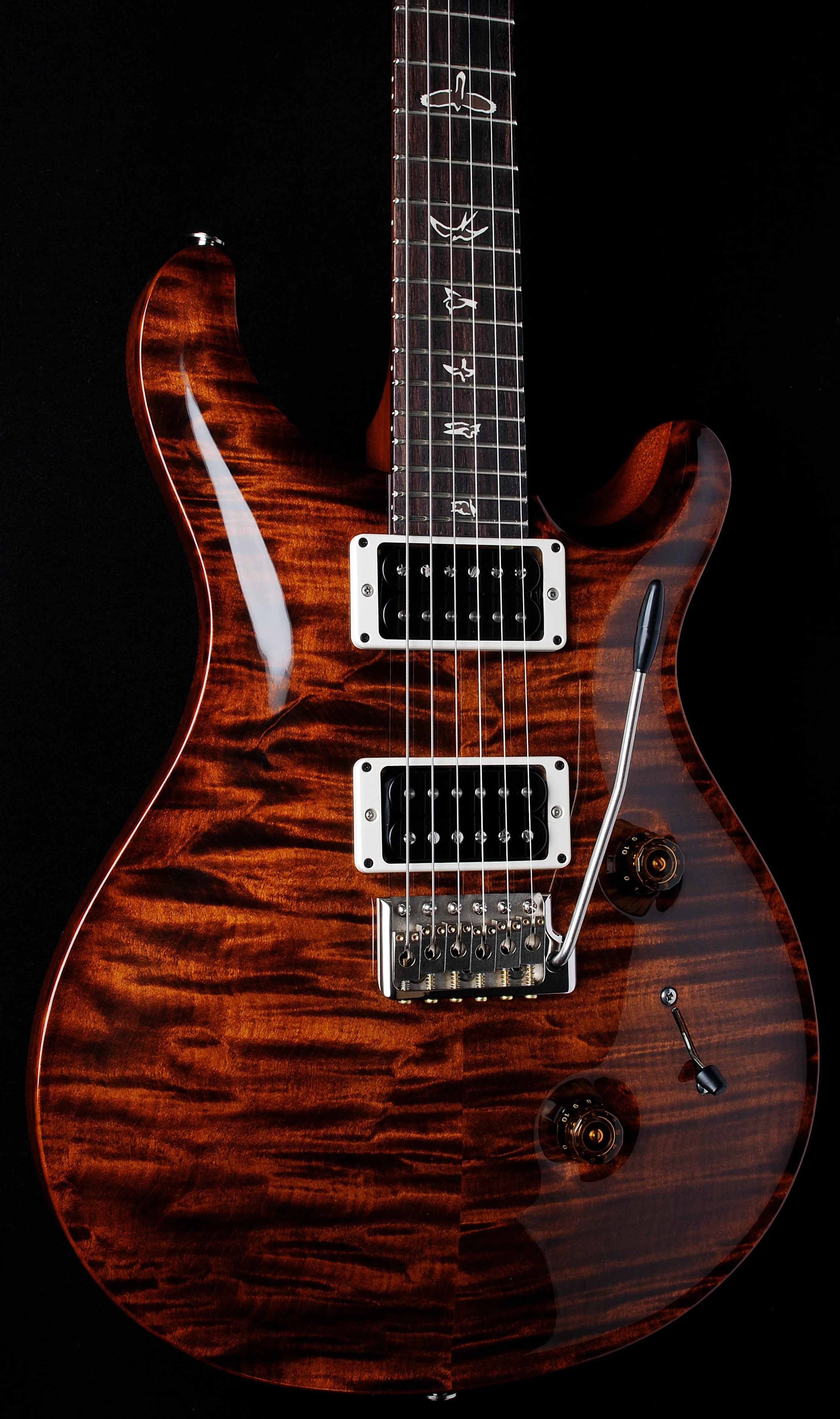 PRS Custom 24 2011 Spec Black Gold 10 Top