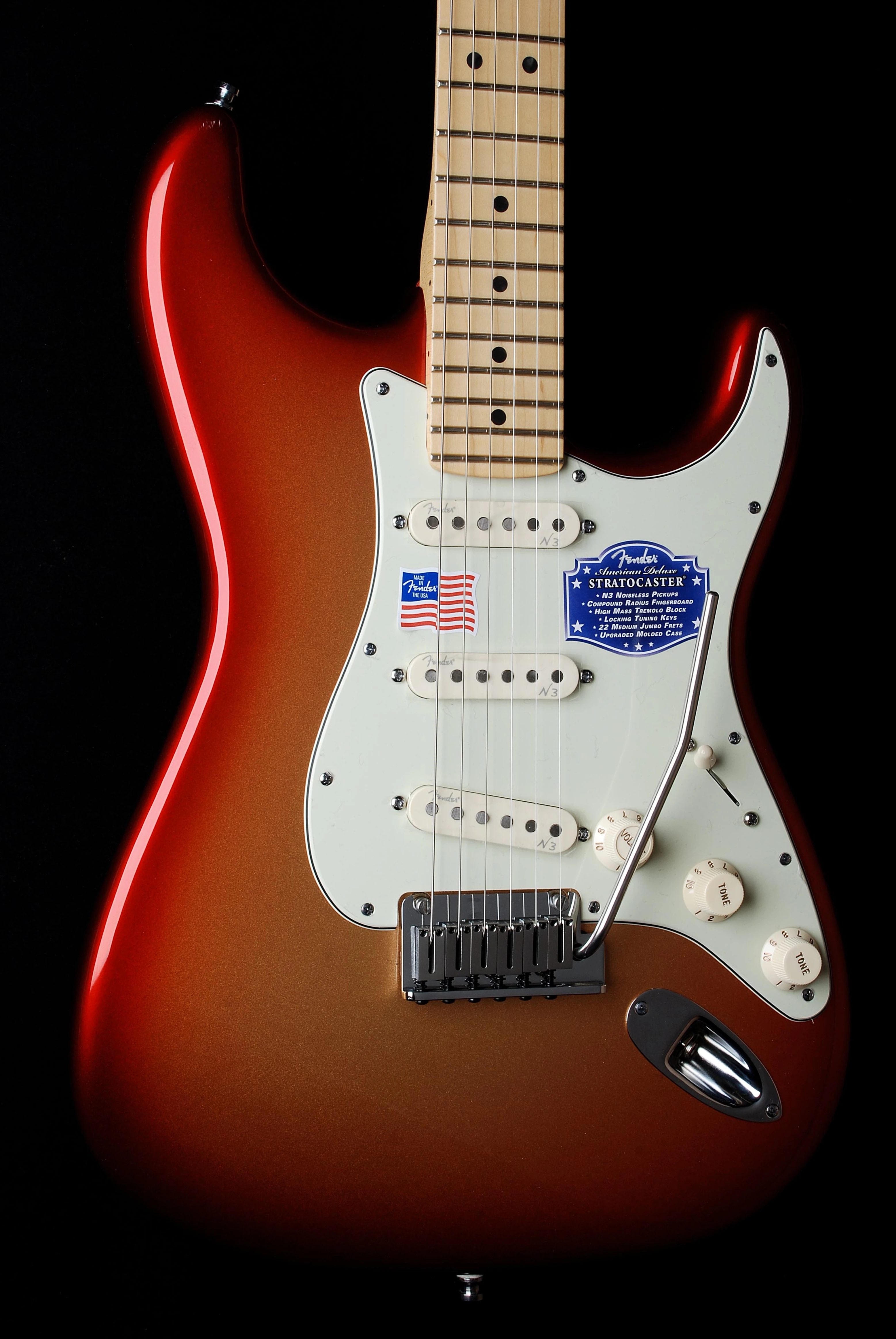 Fender American Deluxe Strat Sunset Metalic SLIGHT MARK