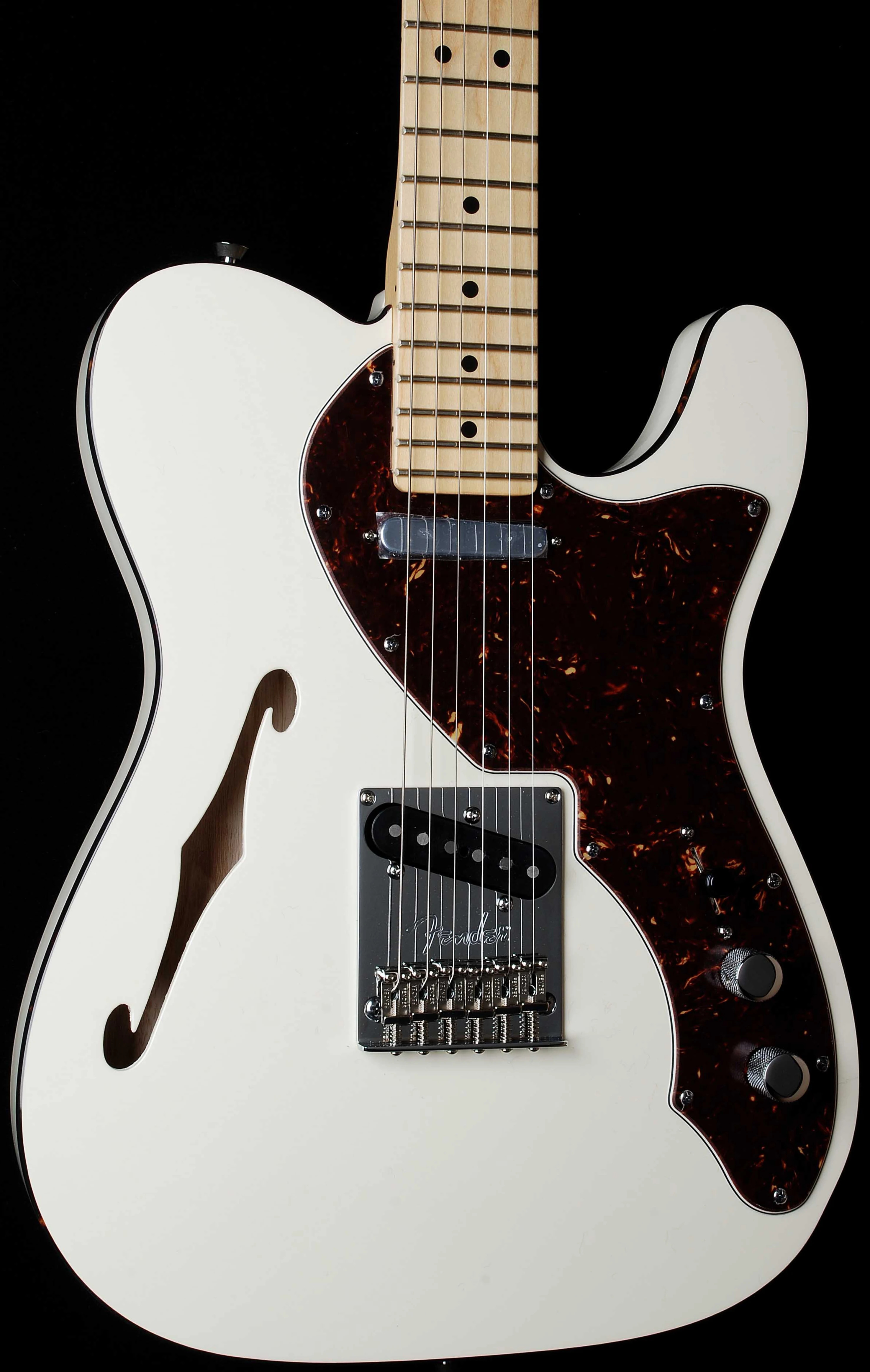 Fender Modern Thinline Tele Olympic White 'Tele-bration'