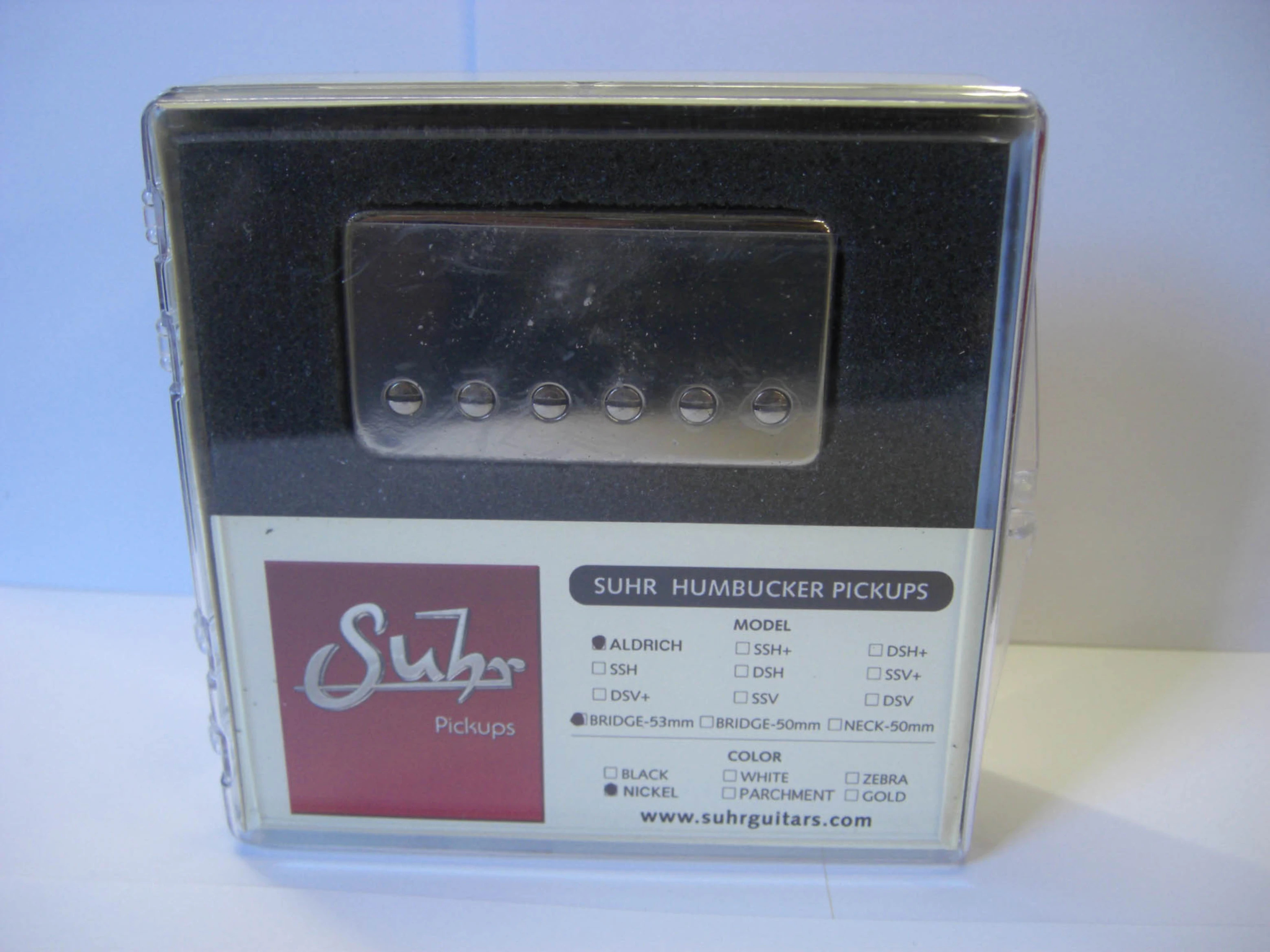 Suhr 'Aldrich' Bridge Humbucker Nickel 53mm