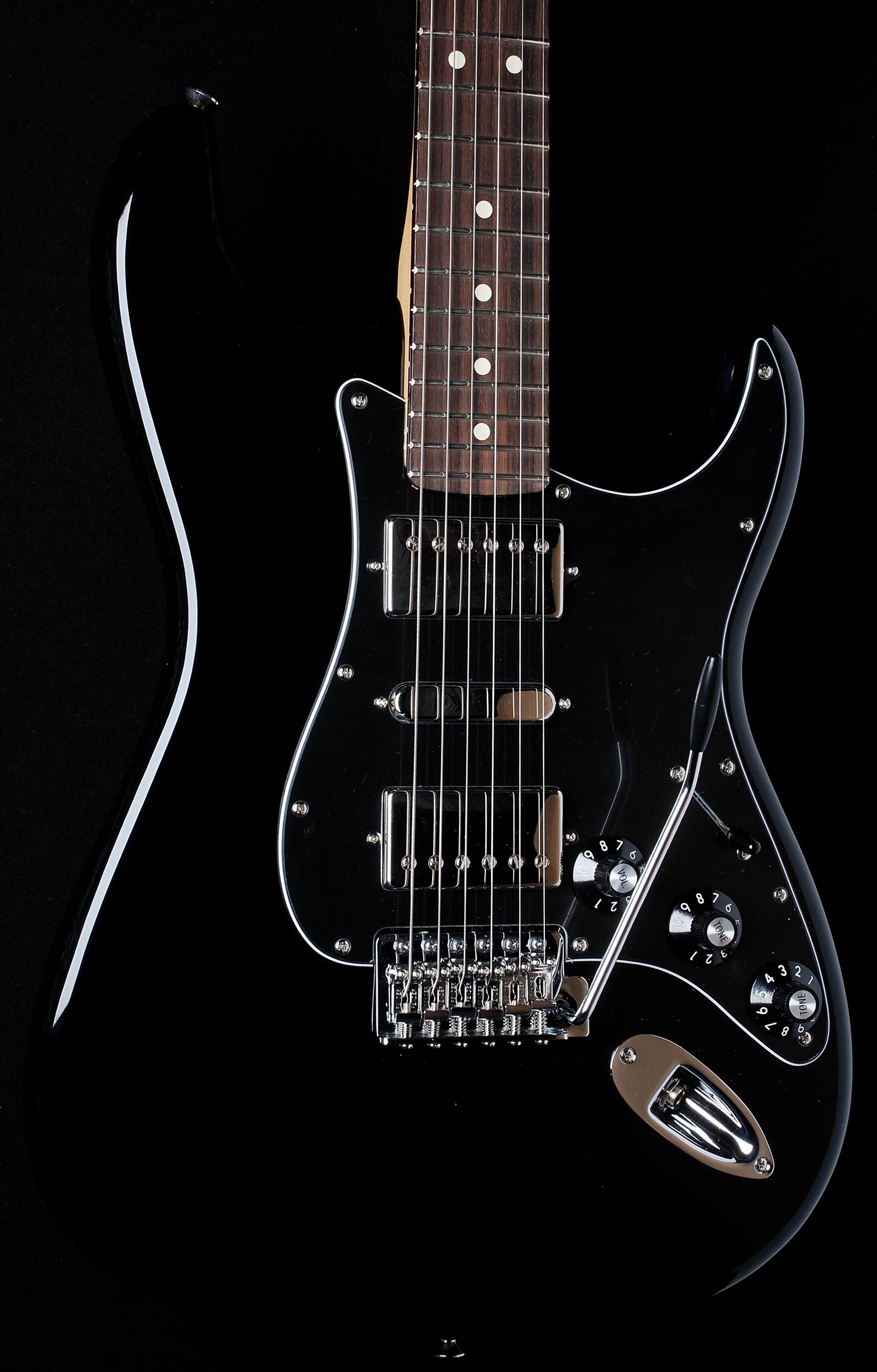 Fender Blacktop Strat HSH Rosewood Black
