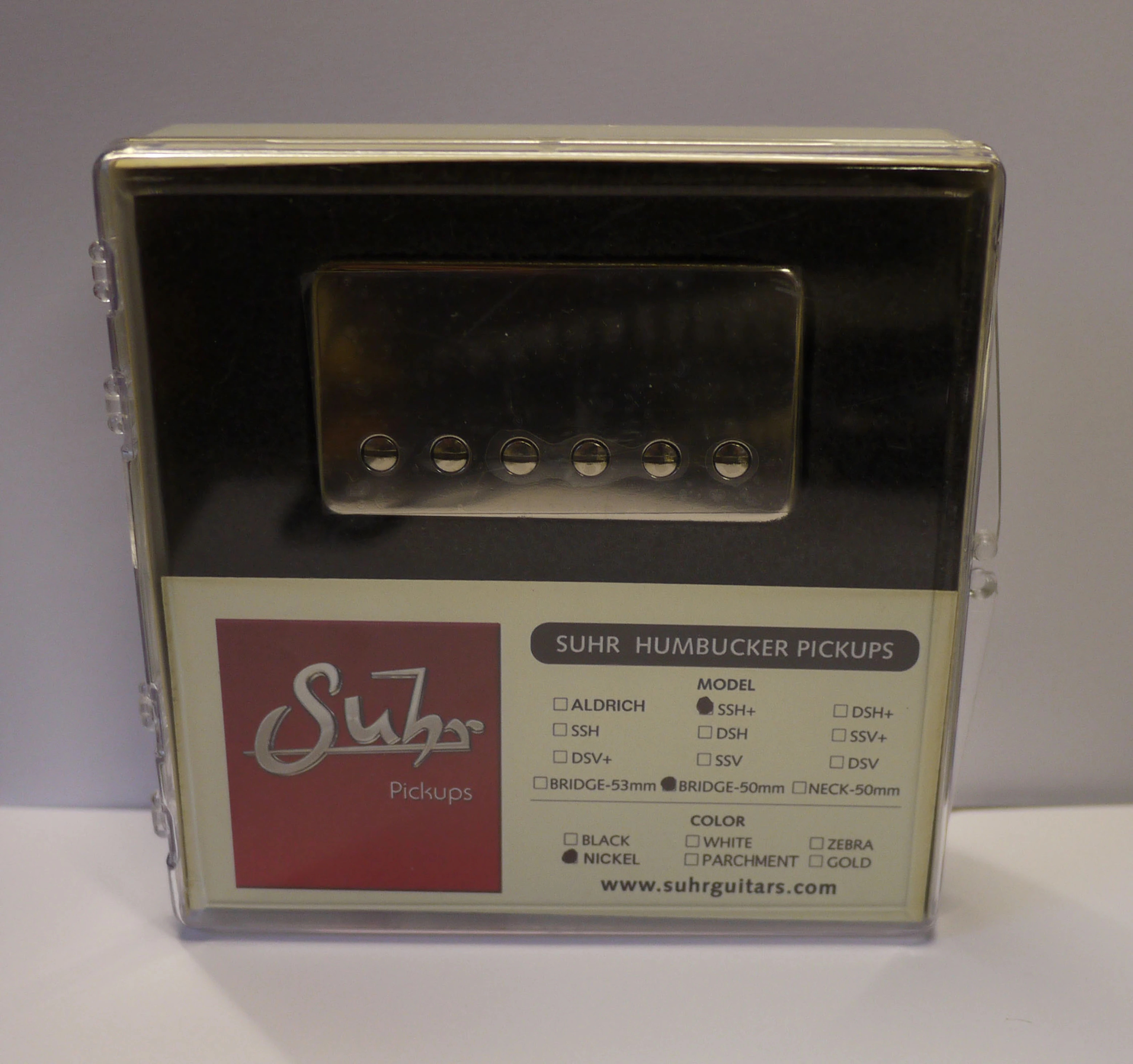 Suhr 'Aldrich' Bridge Humbucker Nickel 50mm