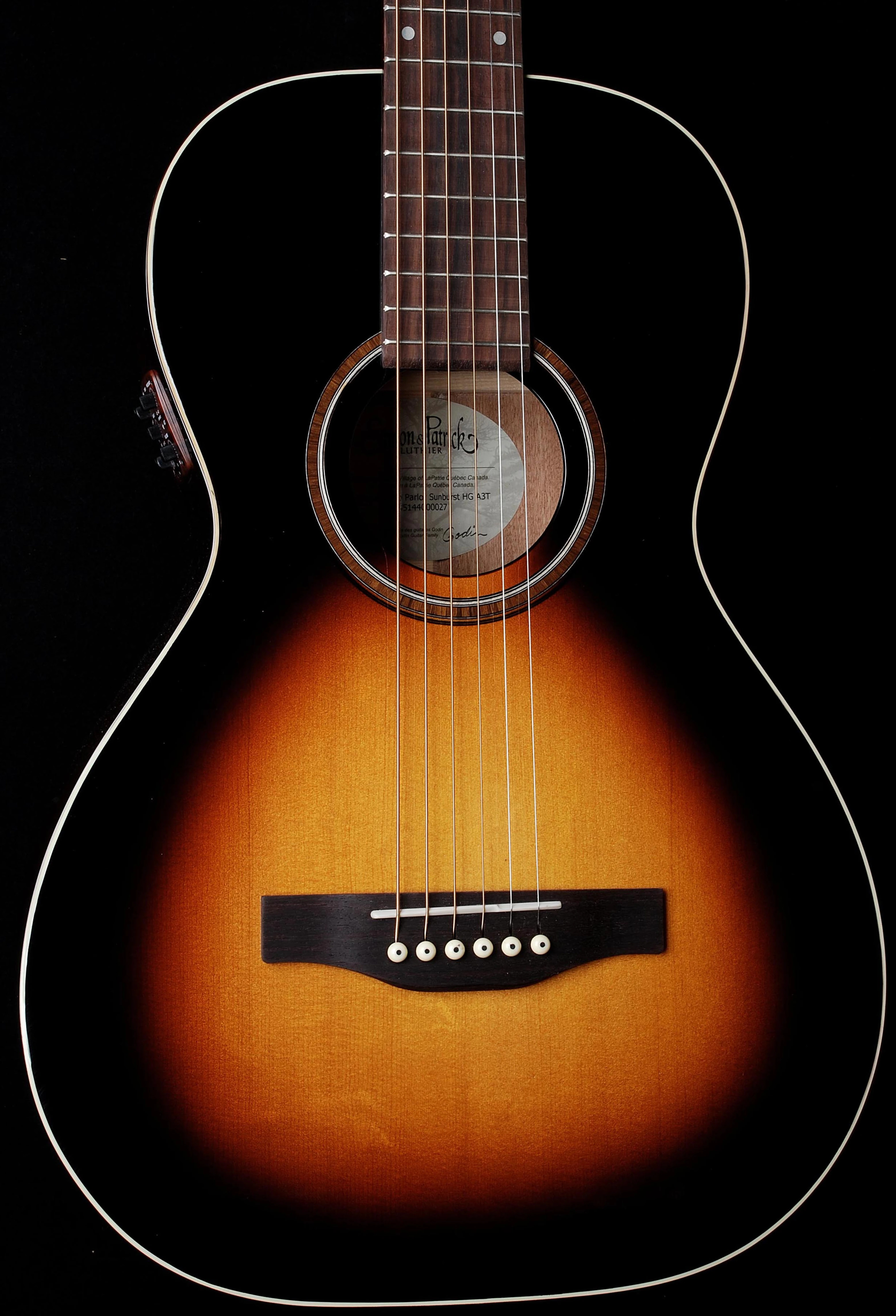 Simon and Patrick Woodland Pro Parlour Sunburst Electro HGA3T