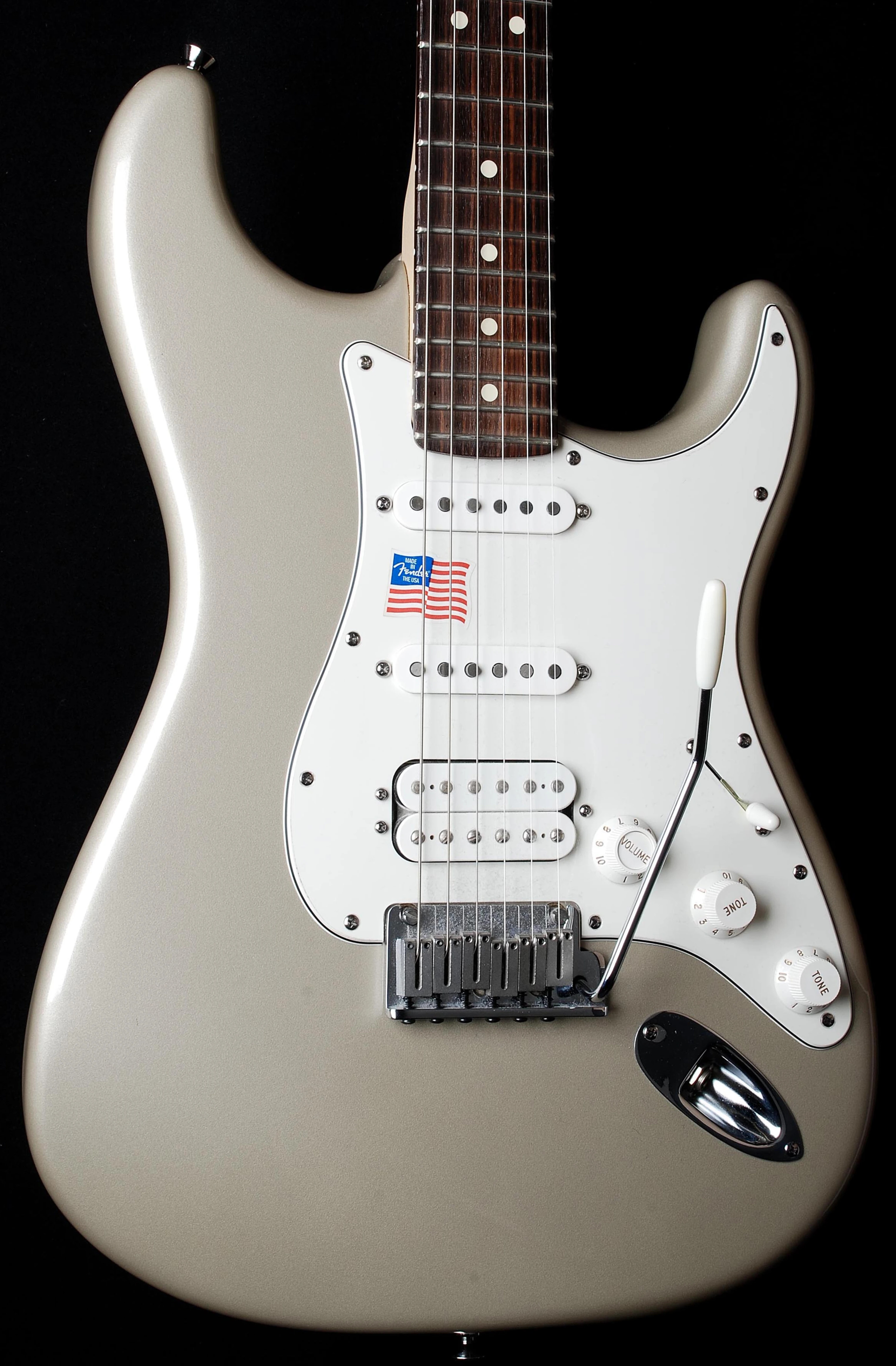 Fender USA Fat Strat Inca Silver Used