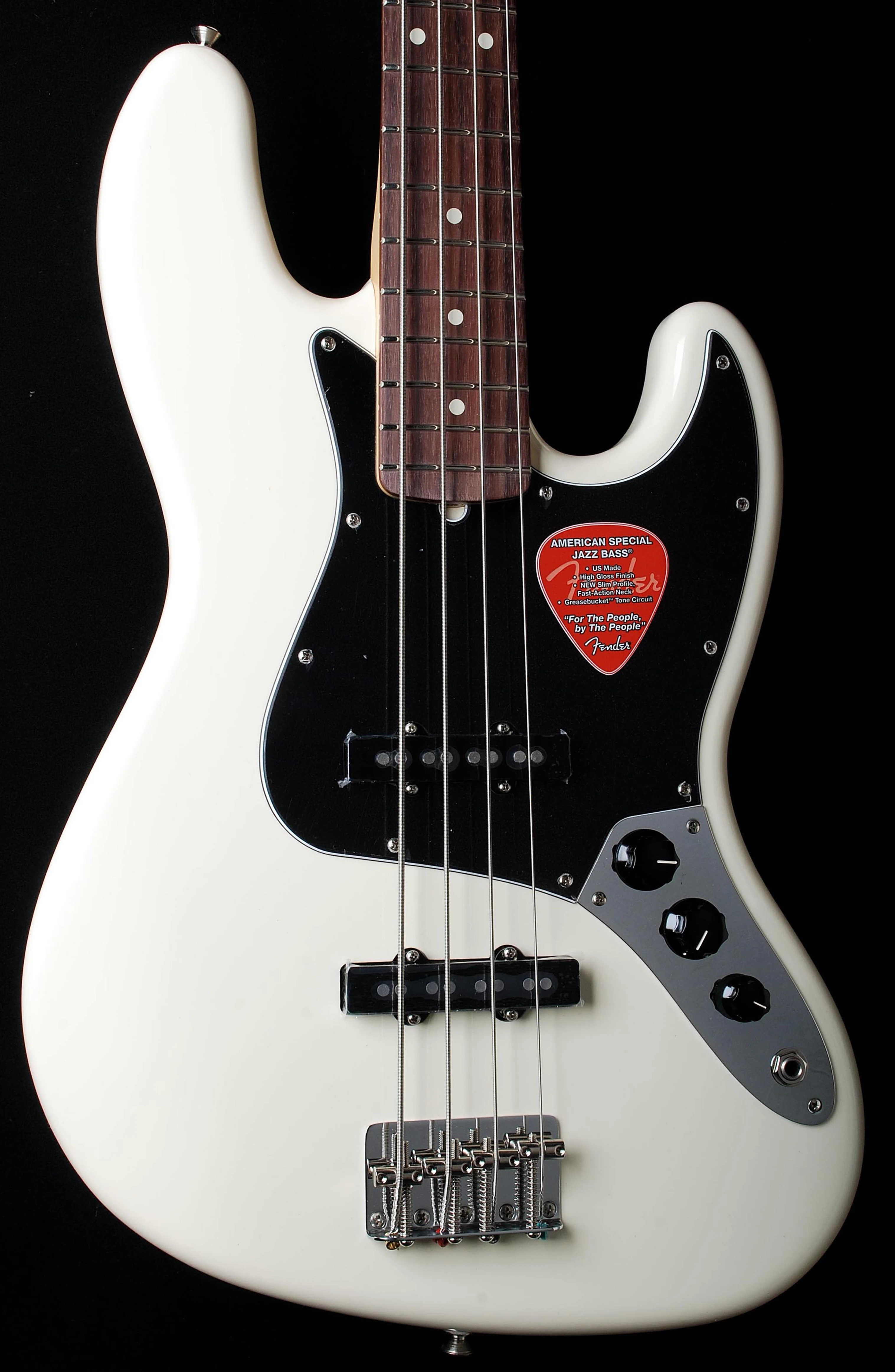 Fender American Special Jazz Bass Rosewood Olympic White