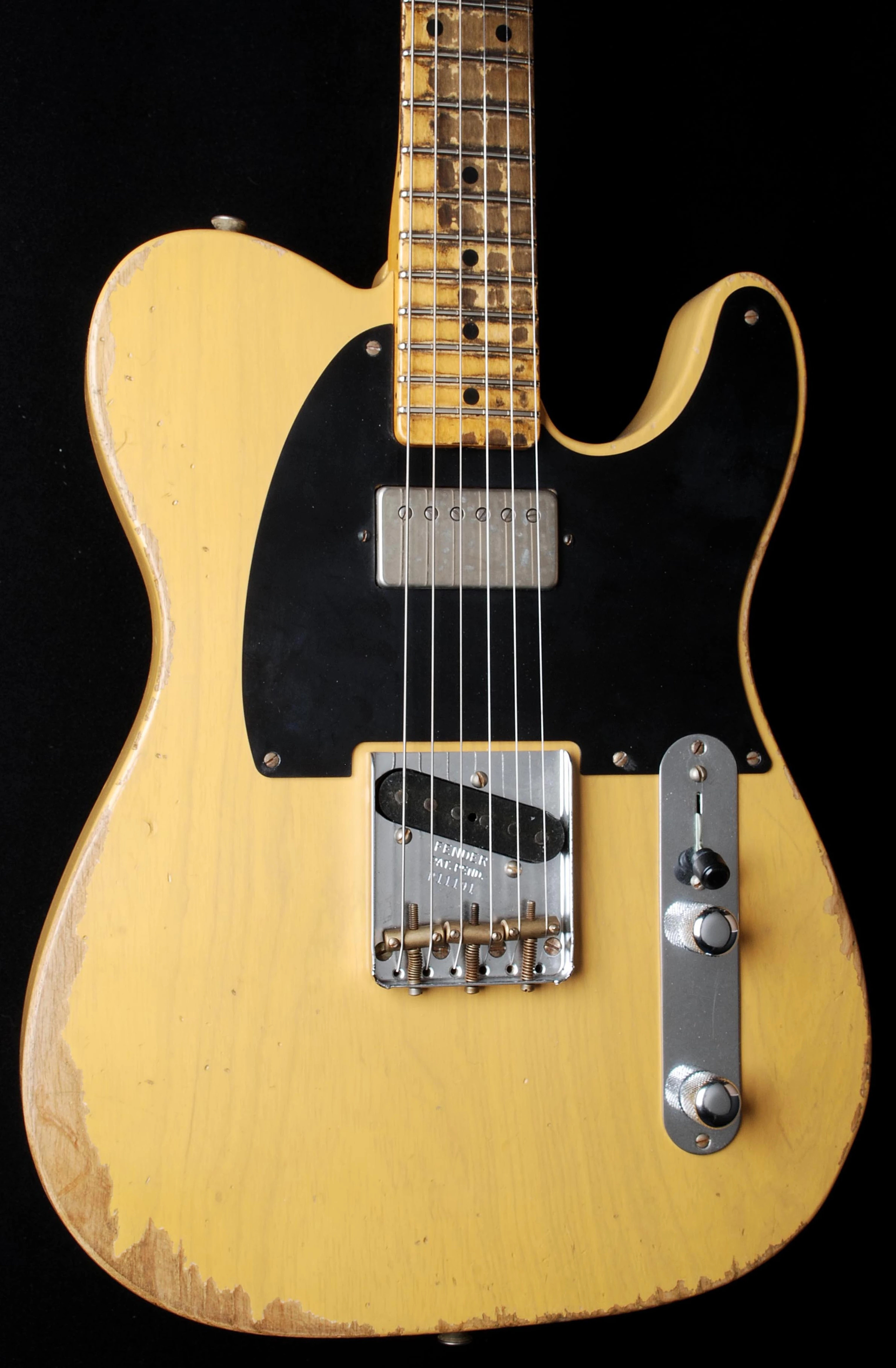 Fender Custom Shop 52 'Fat' Tele Heavy Relic Nocaster Blonde