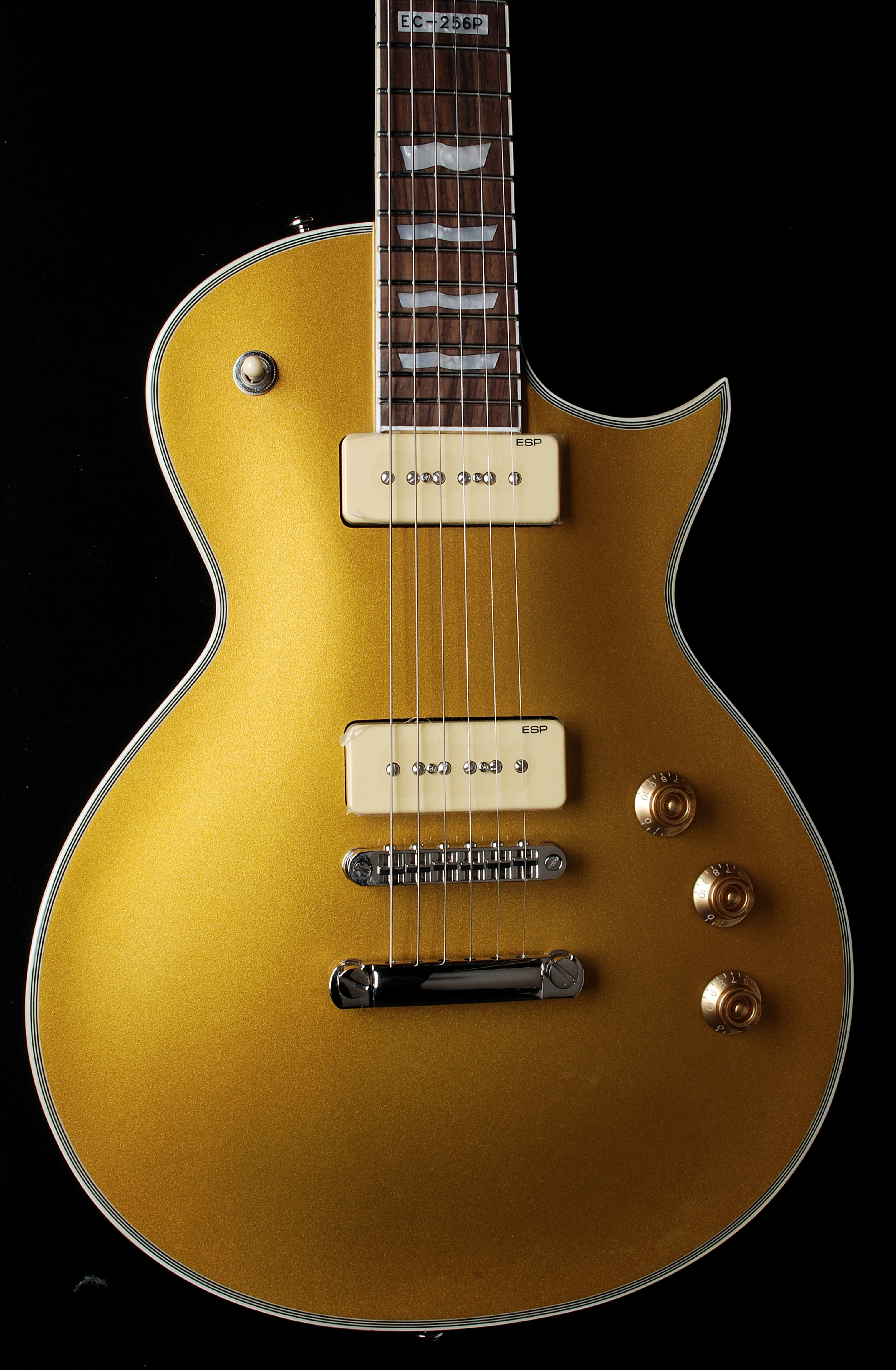 LTD EC-256 EC with P90 pickups - Metallic Gold