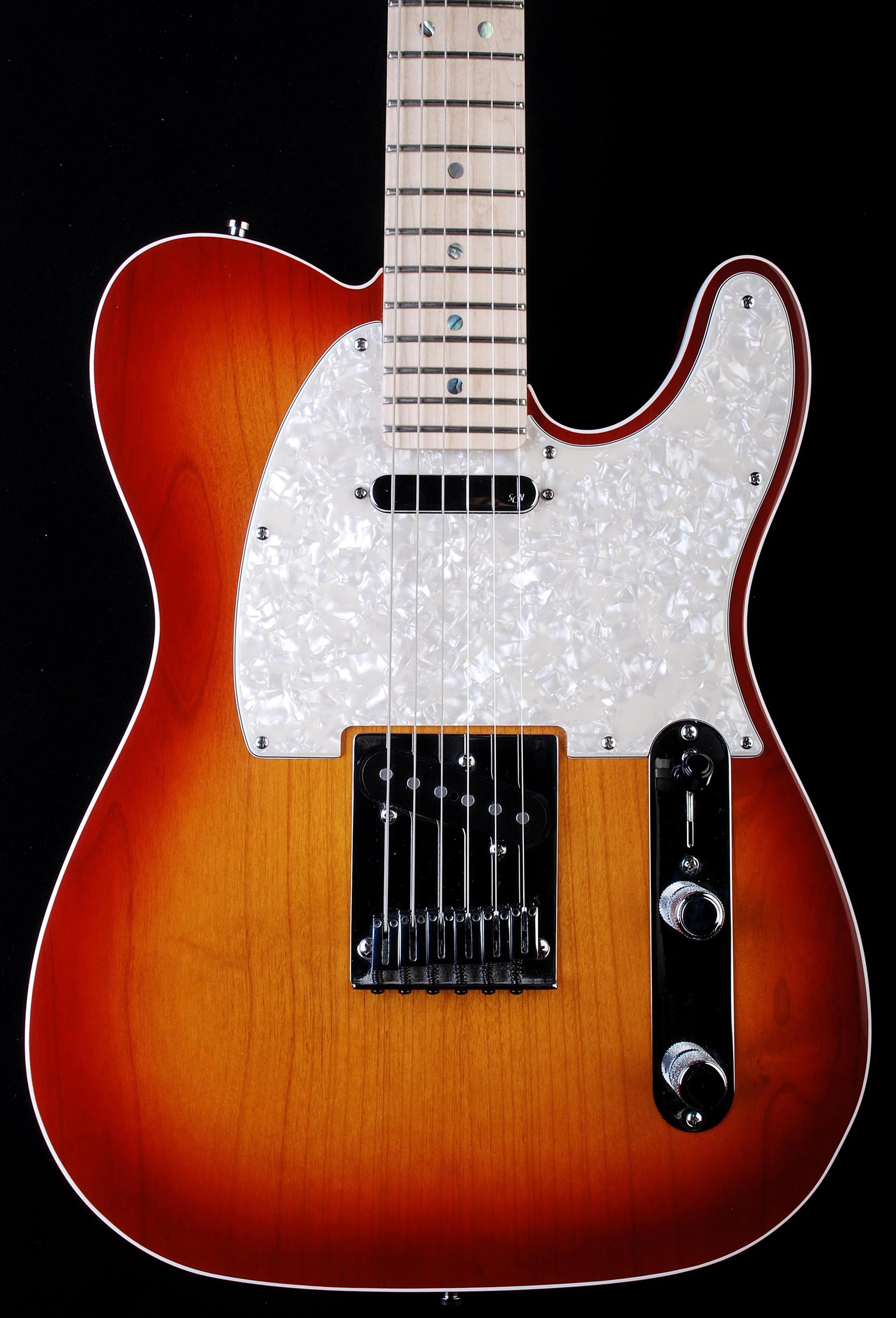 Fender American Deluxe Tele Used Aged Cherry Burst