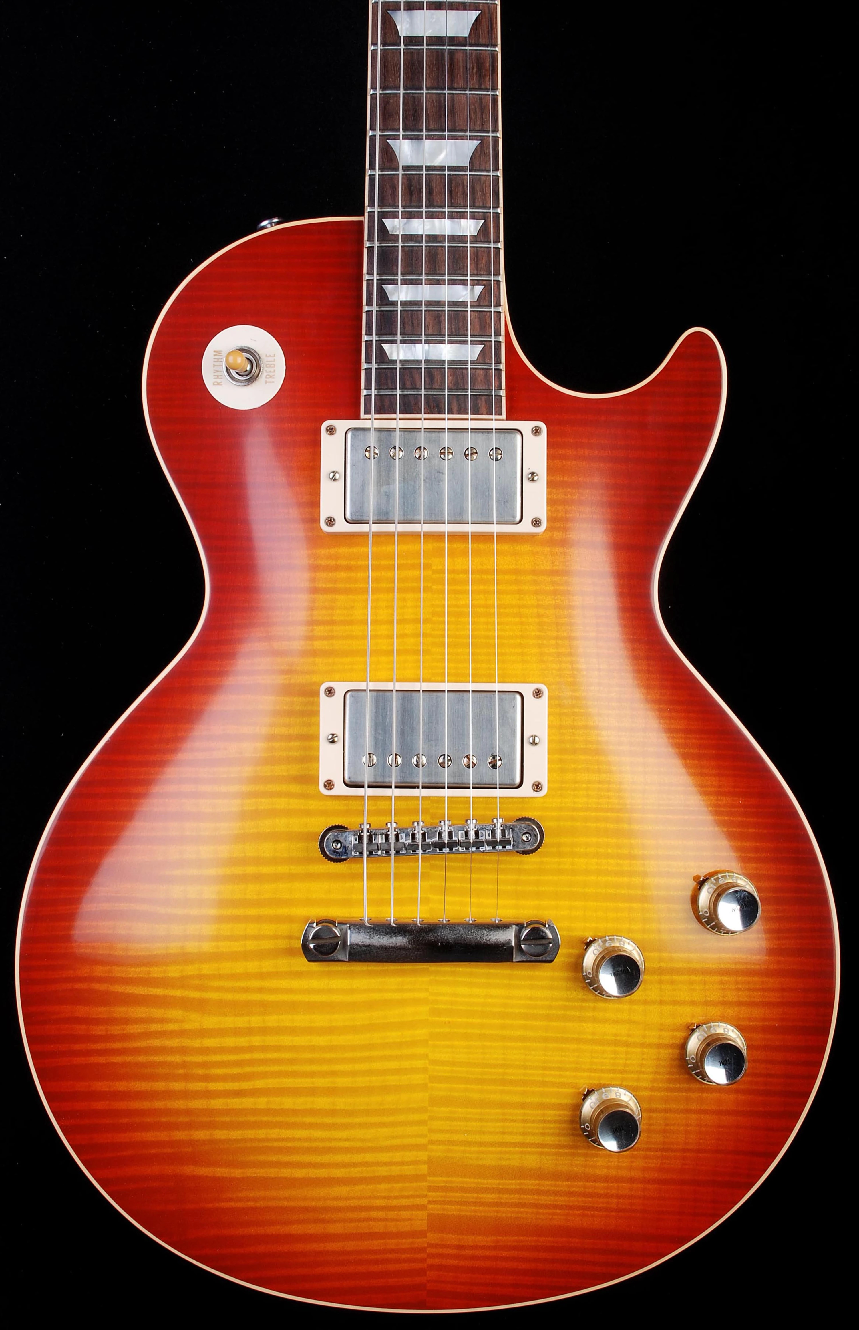 Gibson Custom 1960 Les Paul Reissue Flame Top VOS Washed Cherry