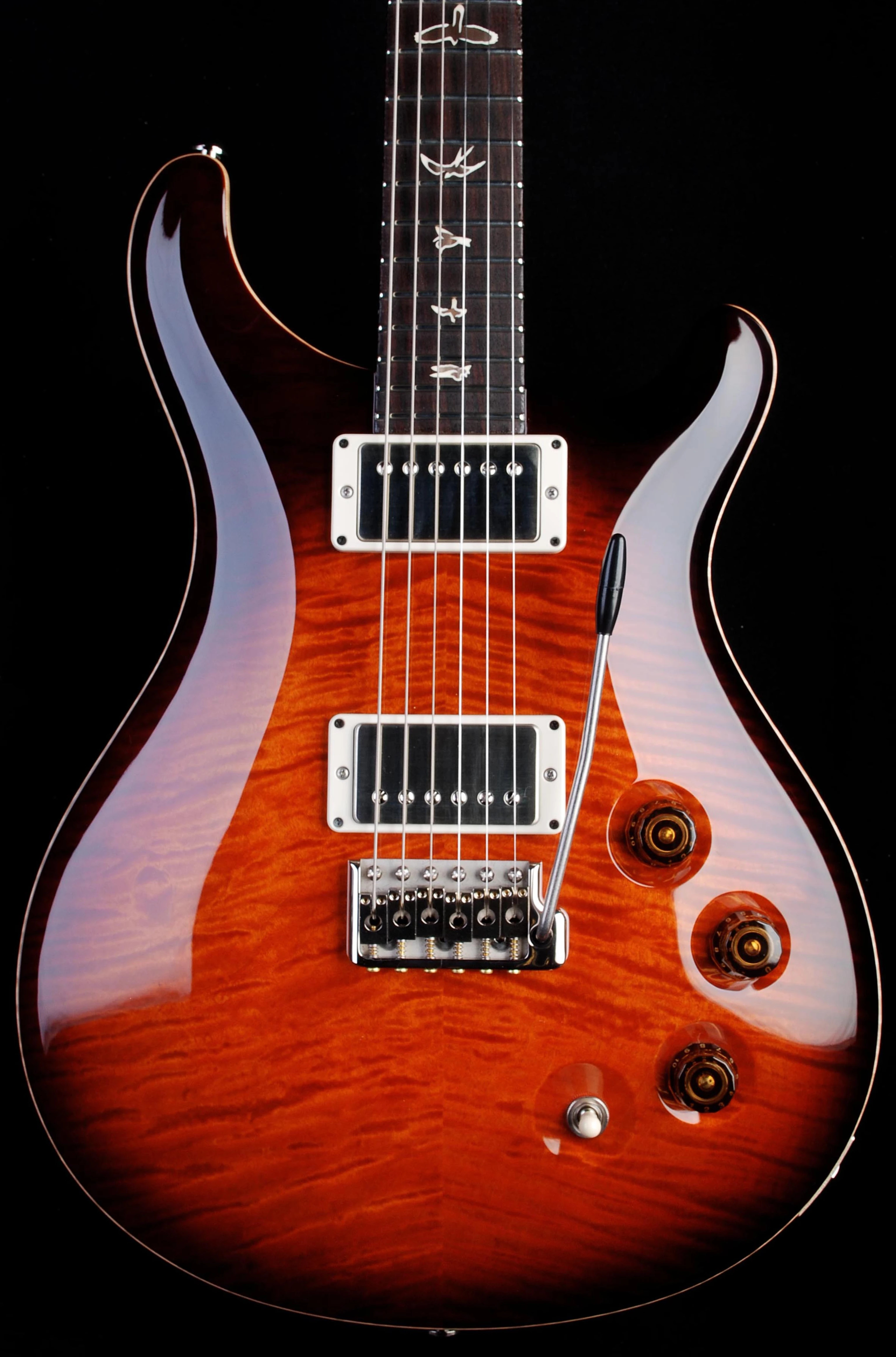 PRS DGT David Grissom Model Burnt Orange Burst 10 Top