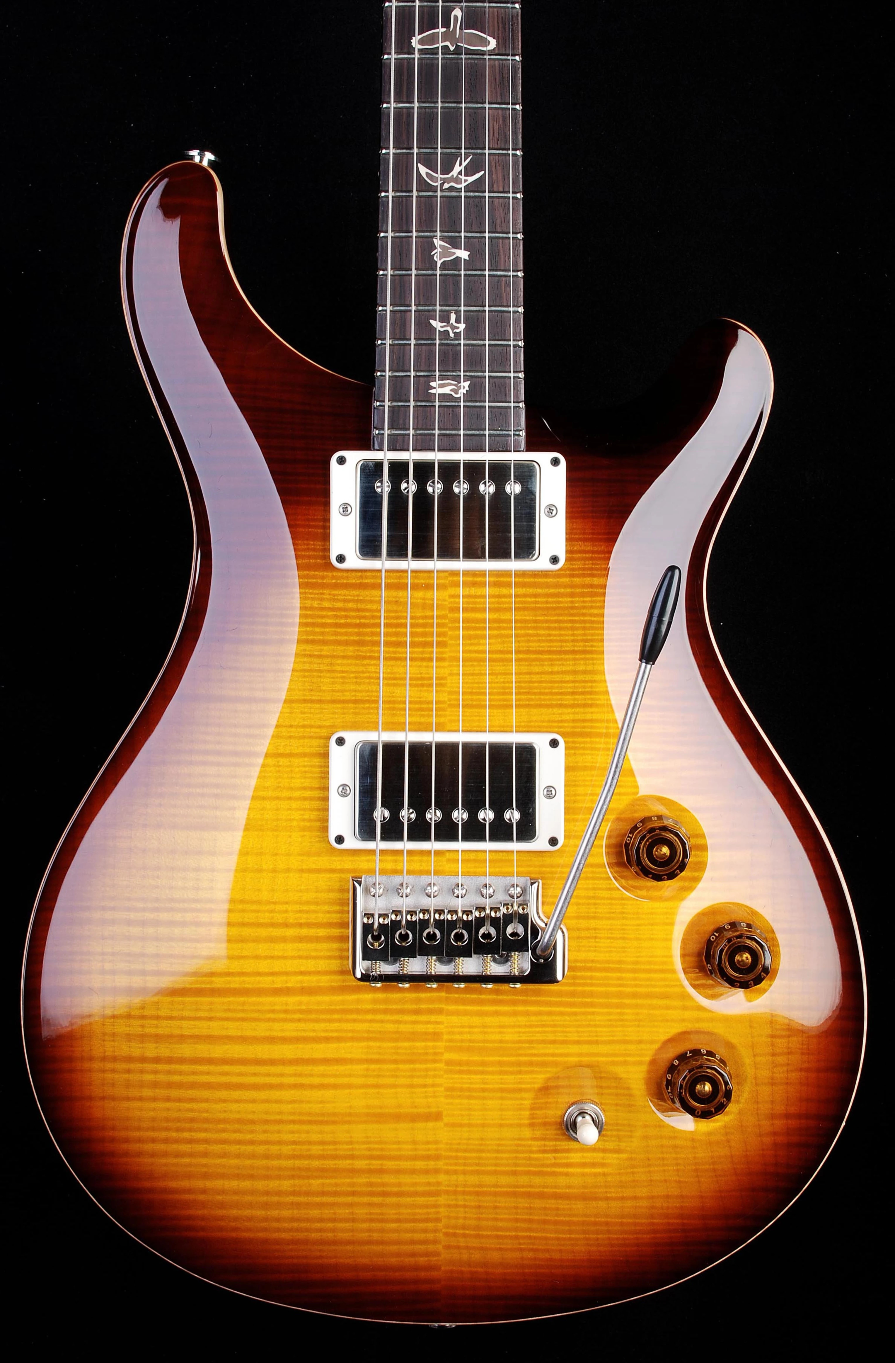 PRS DGT David Grissom Model 10 Top With Birds Tobacco Sunburst