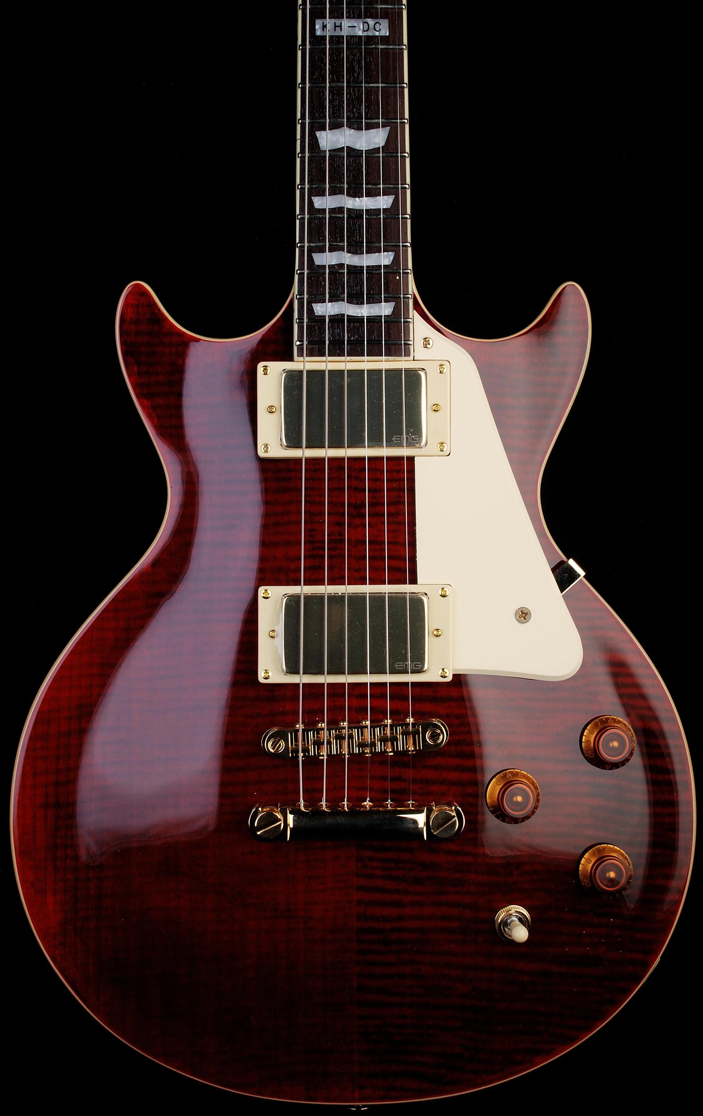 LTD KH-DC See Thru Black Cherry Kirk Hammet