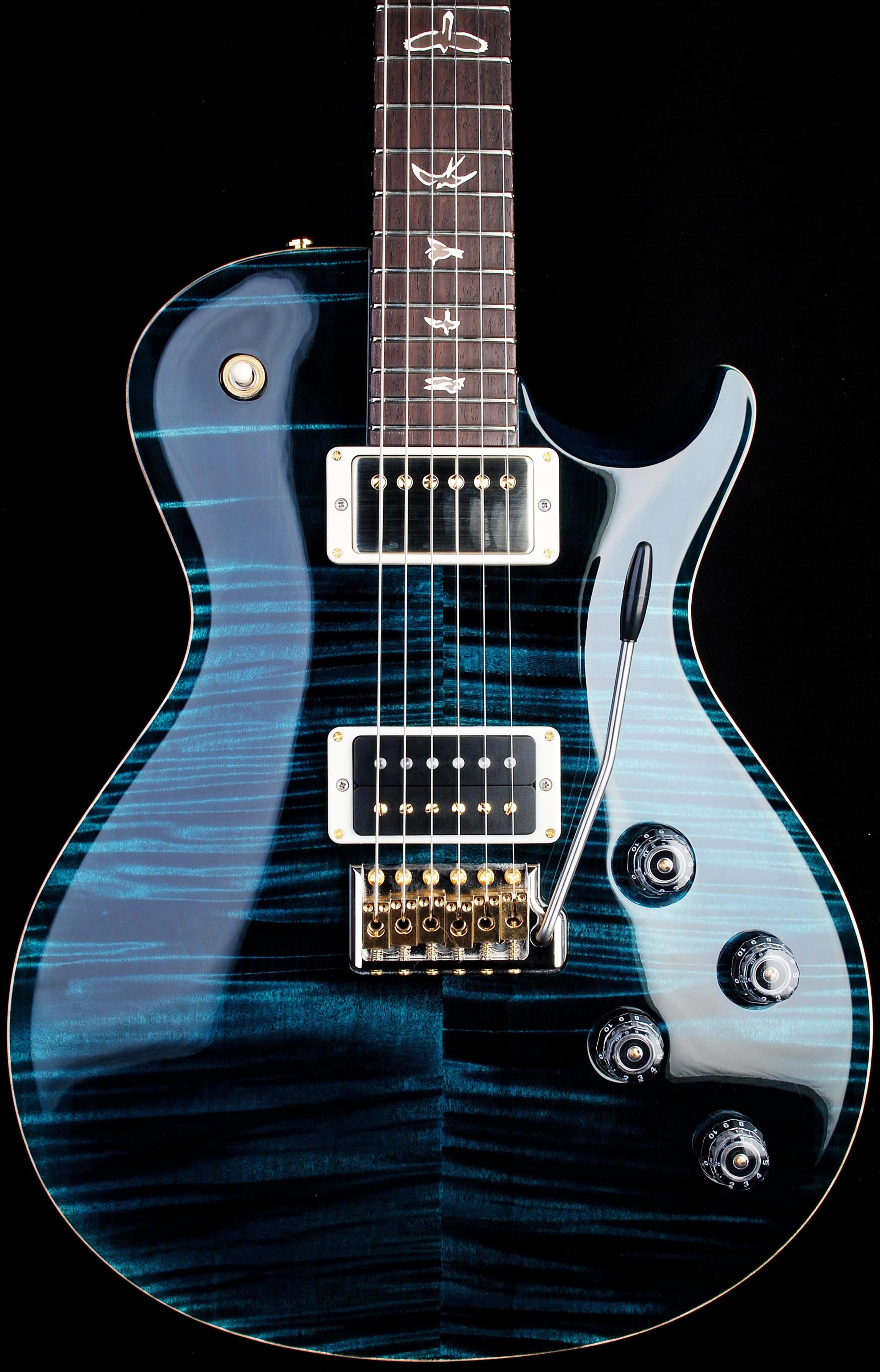 PRS Mark Tremonti Model Teal Black Gold Hardware Birds