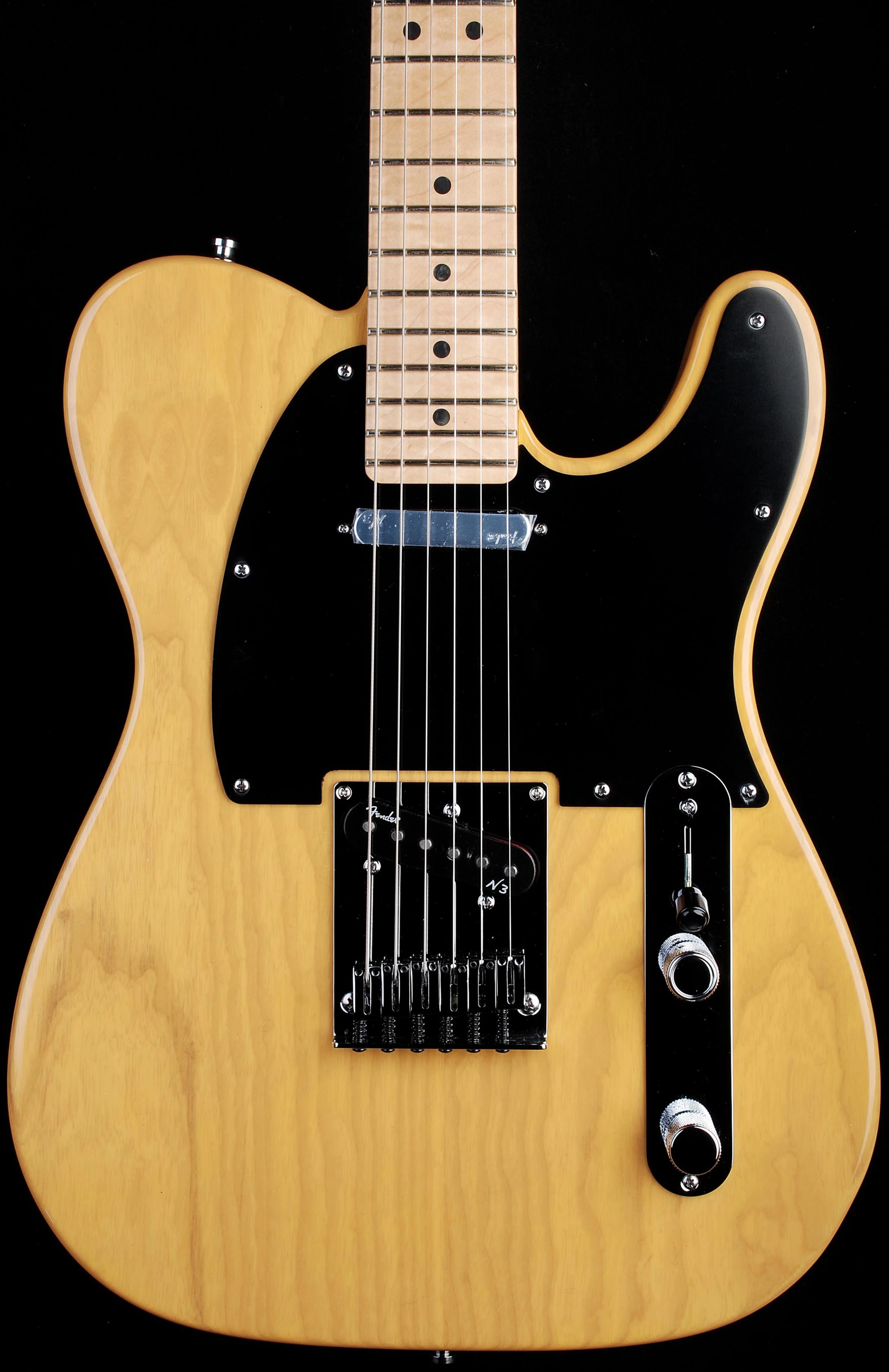 Fender American Deluxe Tele Ash Maple Neck Butterscotch Blonde 