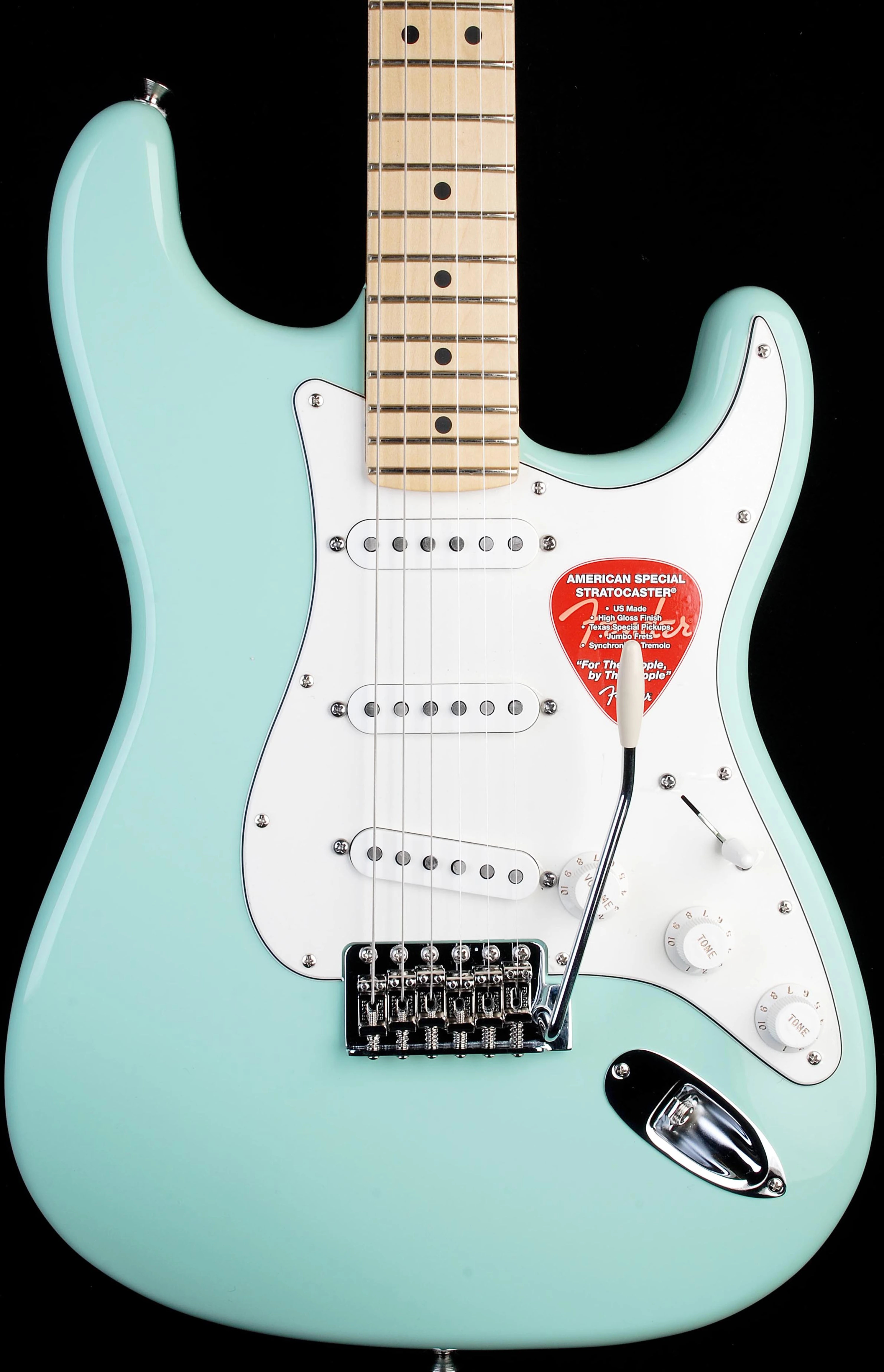 Fender American Special Strat Maple Neck Surf Green