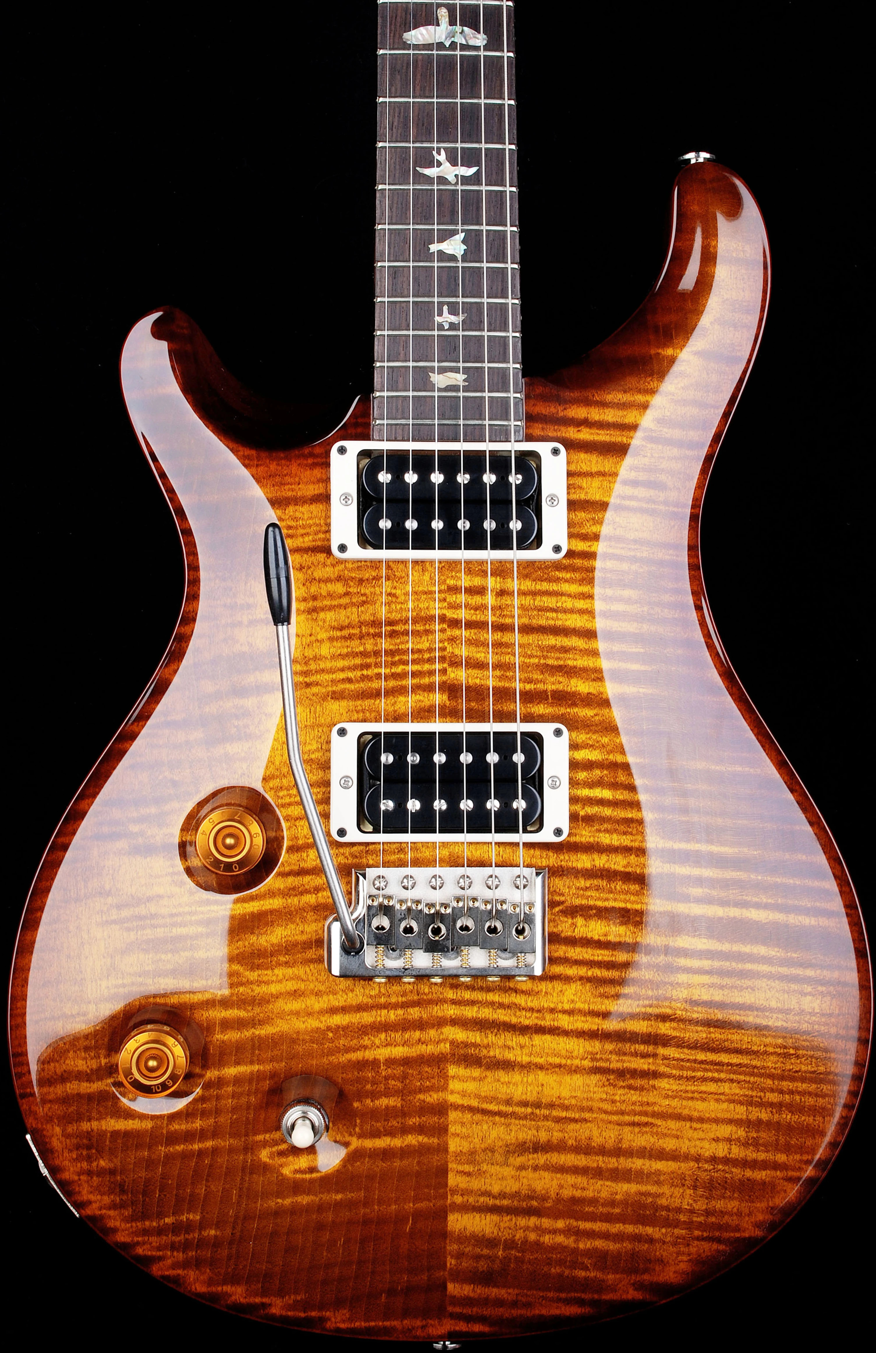 PRS Custom 22 Black Gold Left handed
