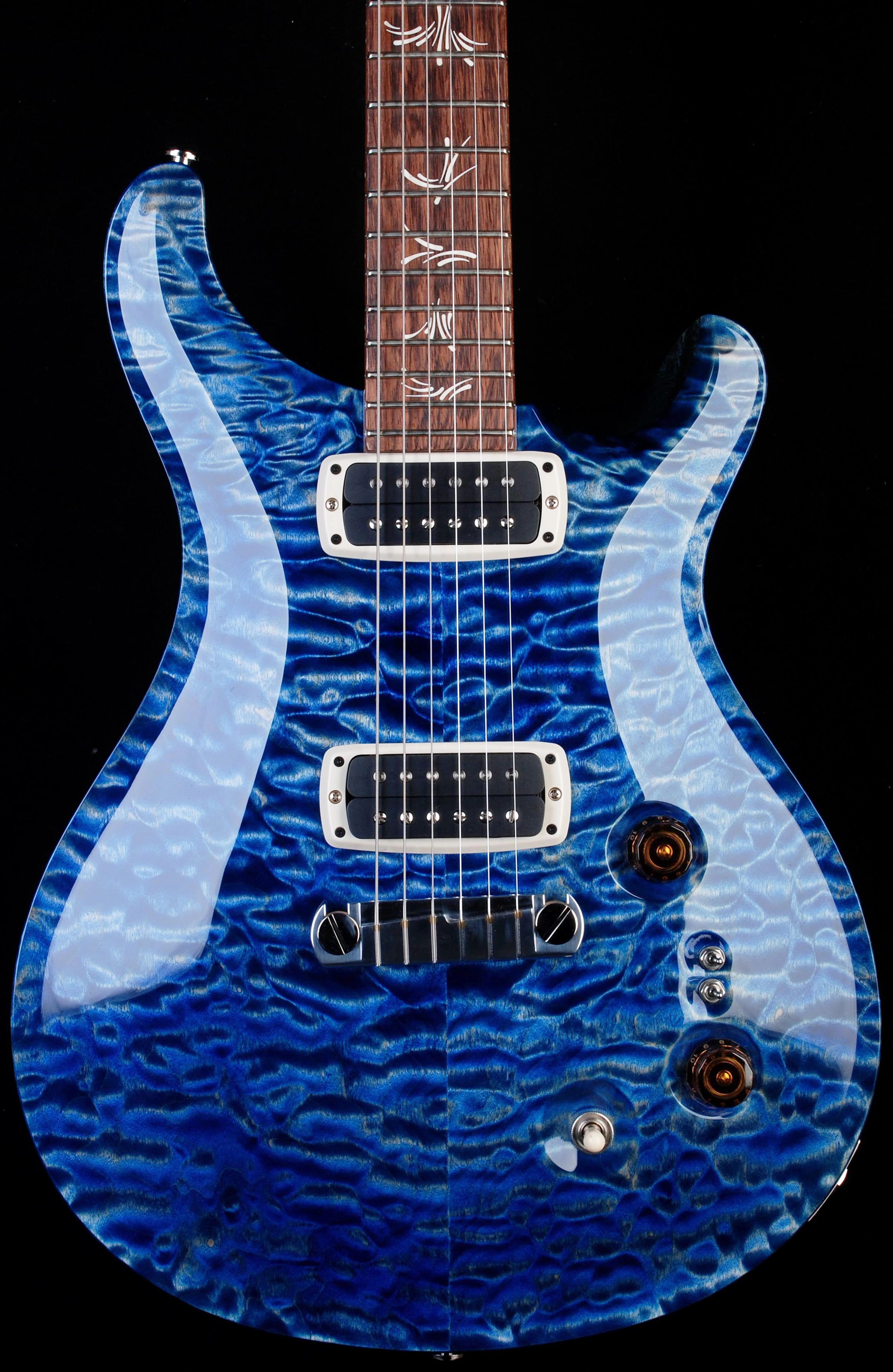 PRS Paul's Guitar Faded Blue Jean with "Dirty Artist Grade Quilt"