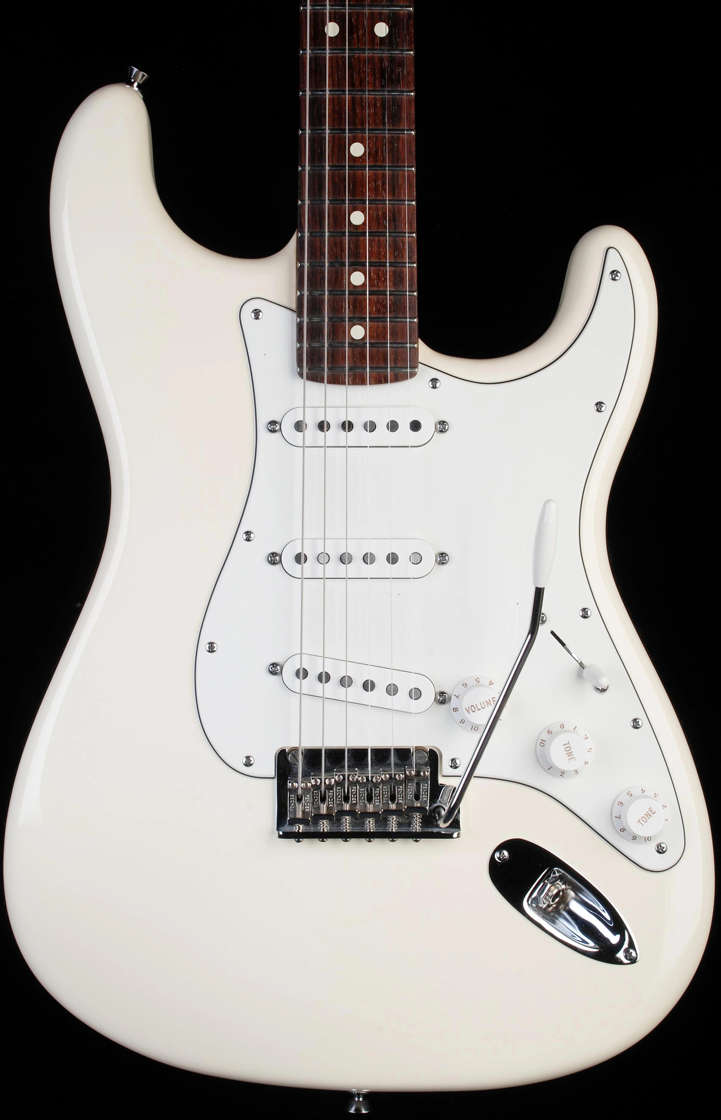 Fender American Standard Strat Olympic White Rosewood Used