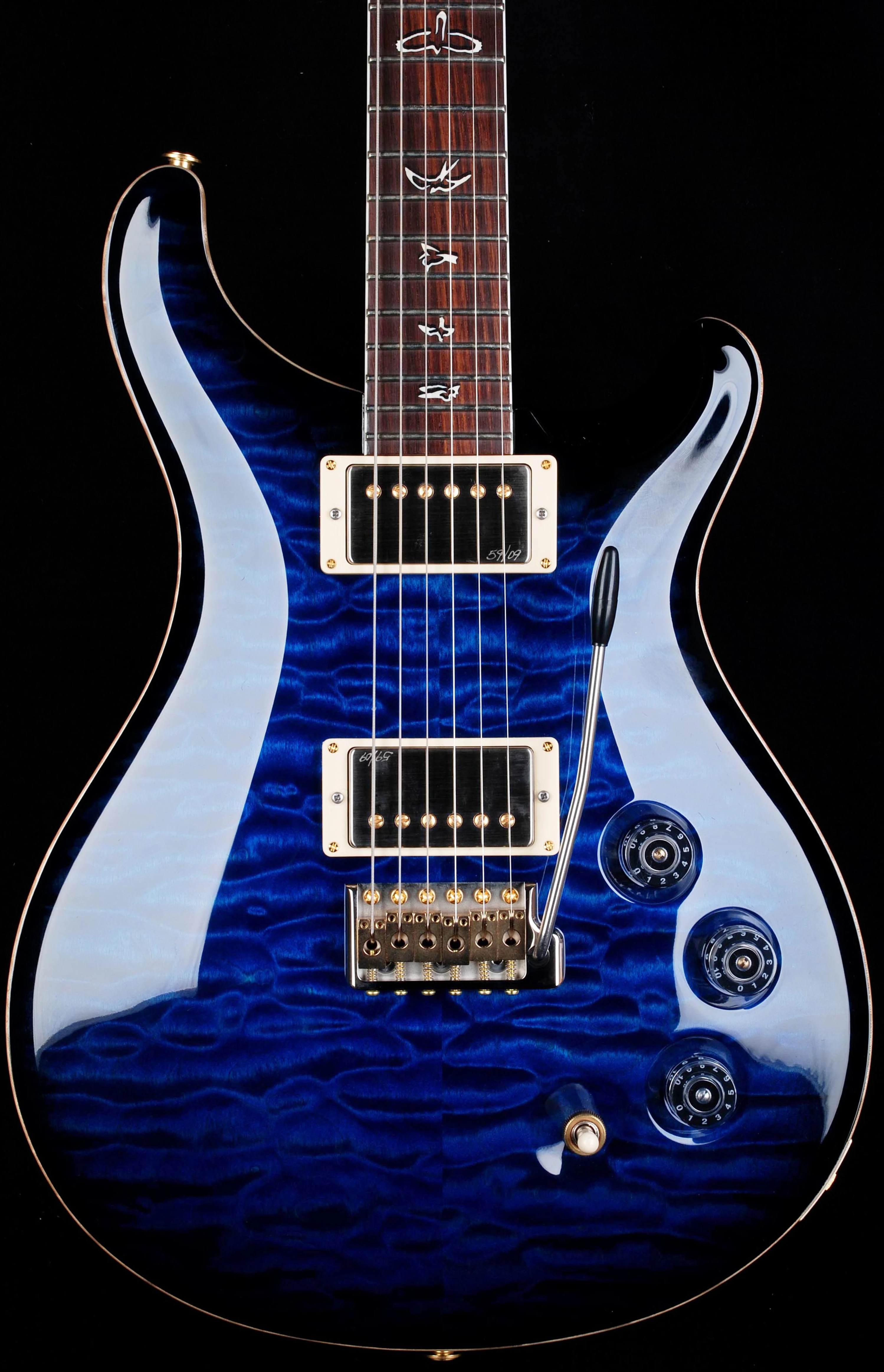 PRS DGT Wood Library Sapphire Smokeburst with Rosewood Neck