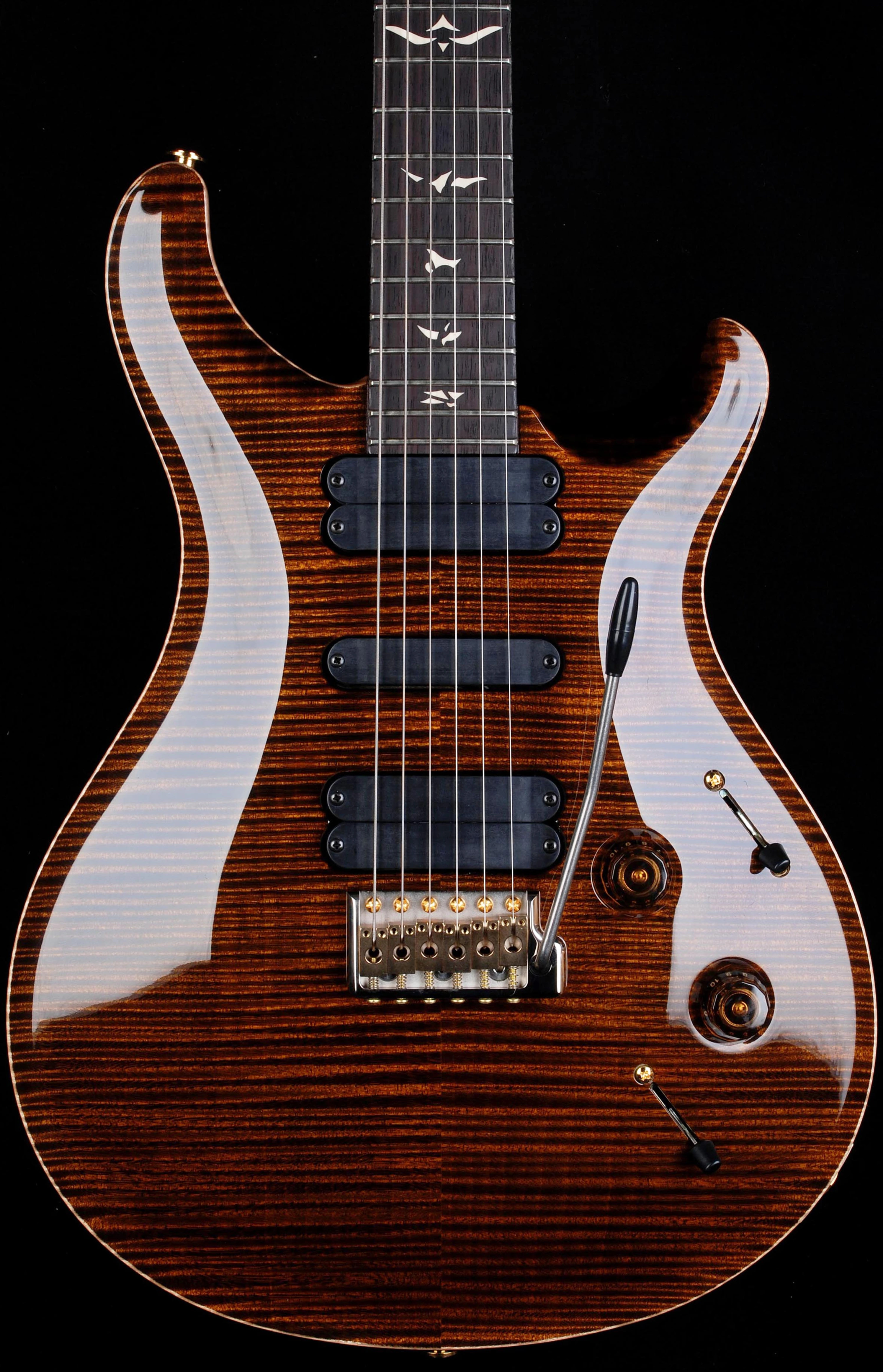 PRS 513 Wood Library Yellow Tiger with Rosewood Neck
