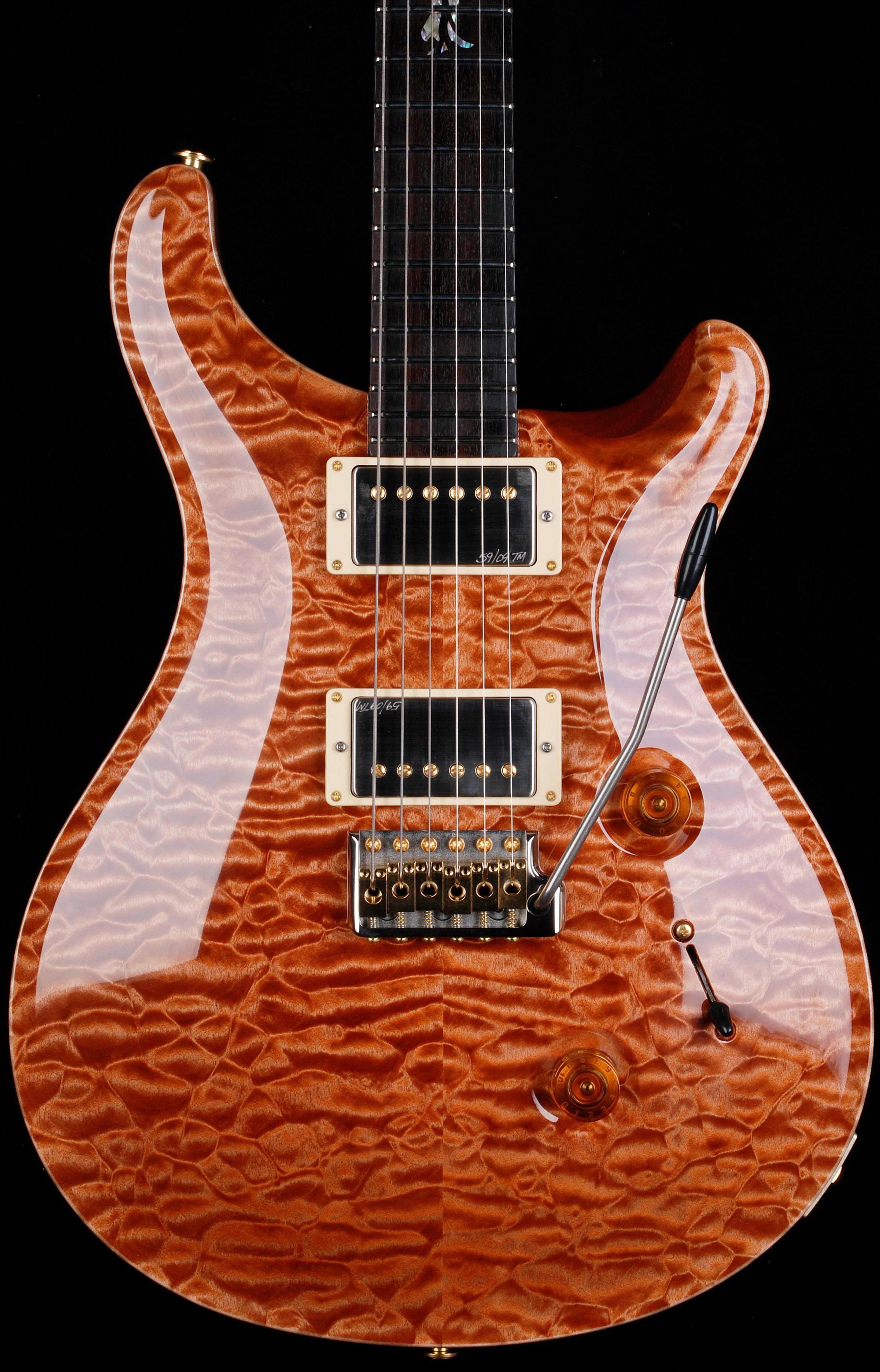 PRS Custom 24 Wood Library Terracota Quilt with Rosewood Neck