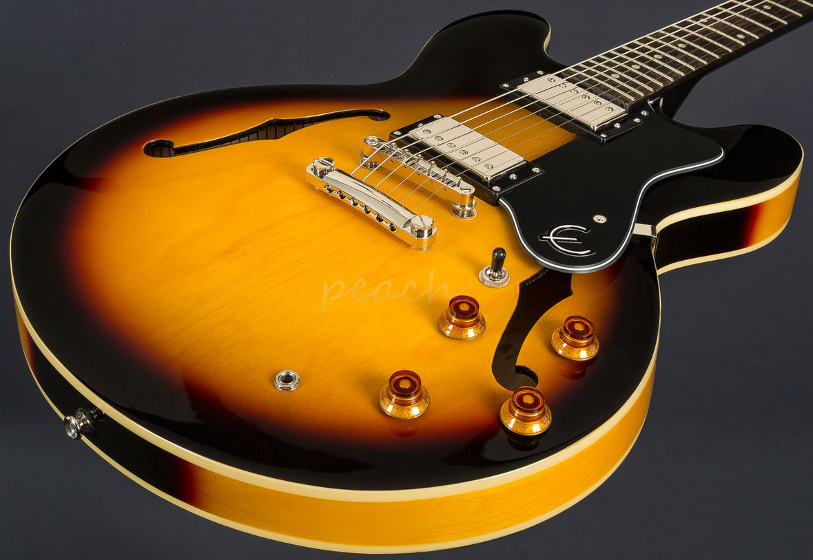 epiphone casino vs dot 335