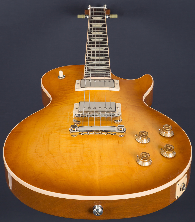 Gibson 2017 Les Paul Traditional Honey Burst Peach Guitars