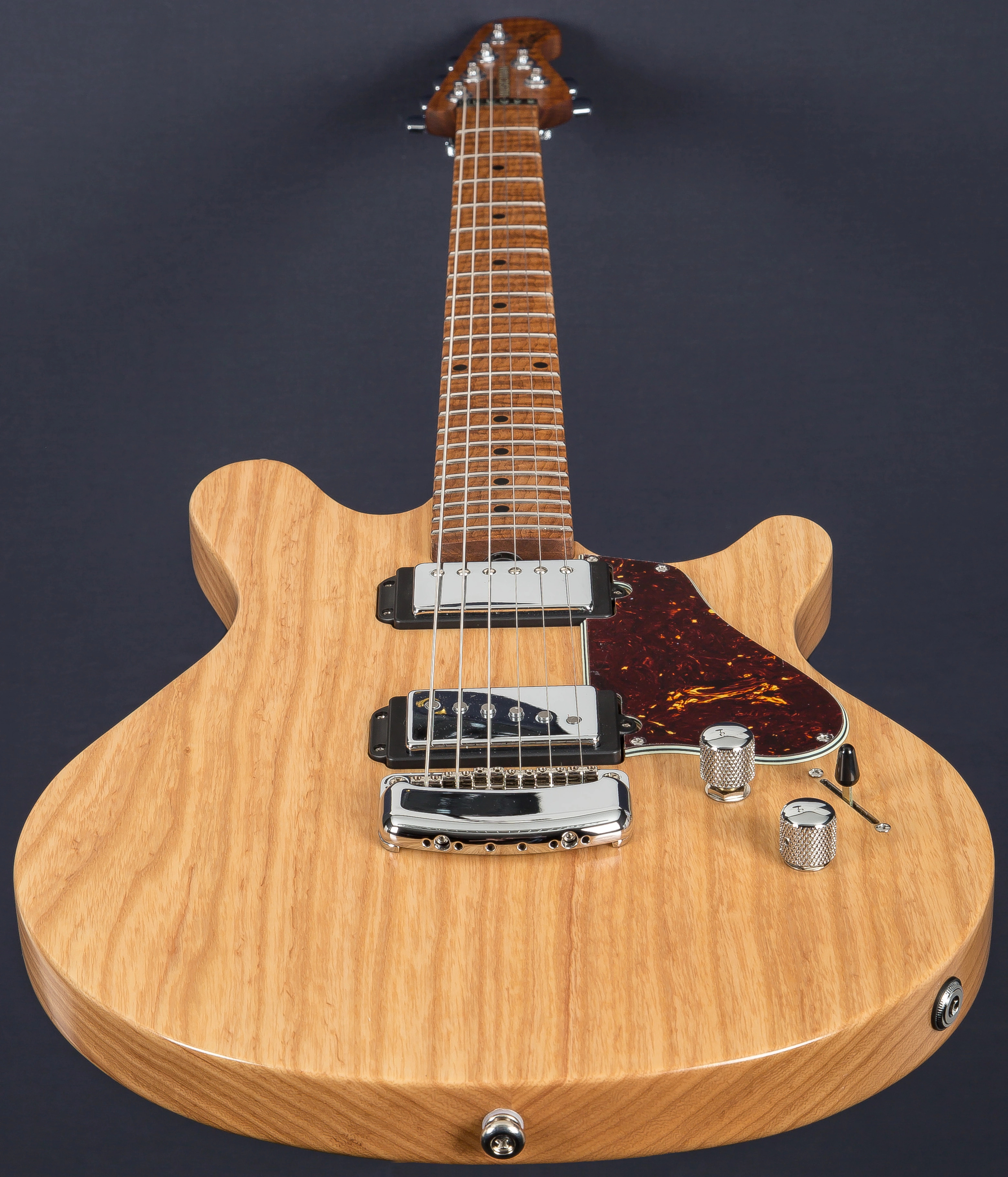 Ernie Ball Music Man Valentine Guitar Satin Natural Peach Guitars