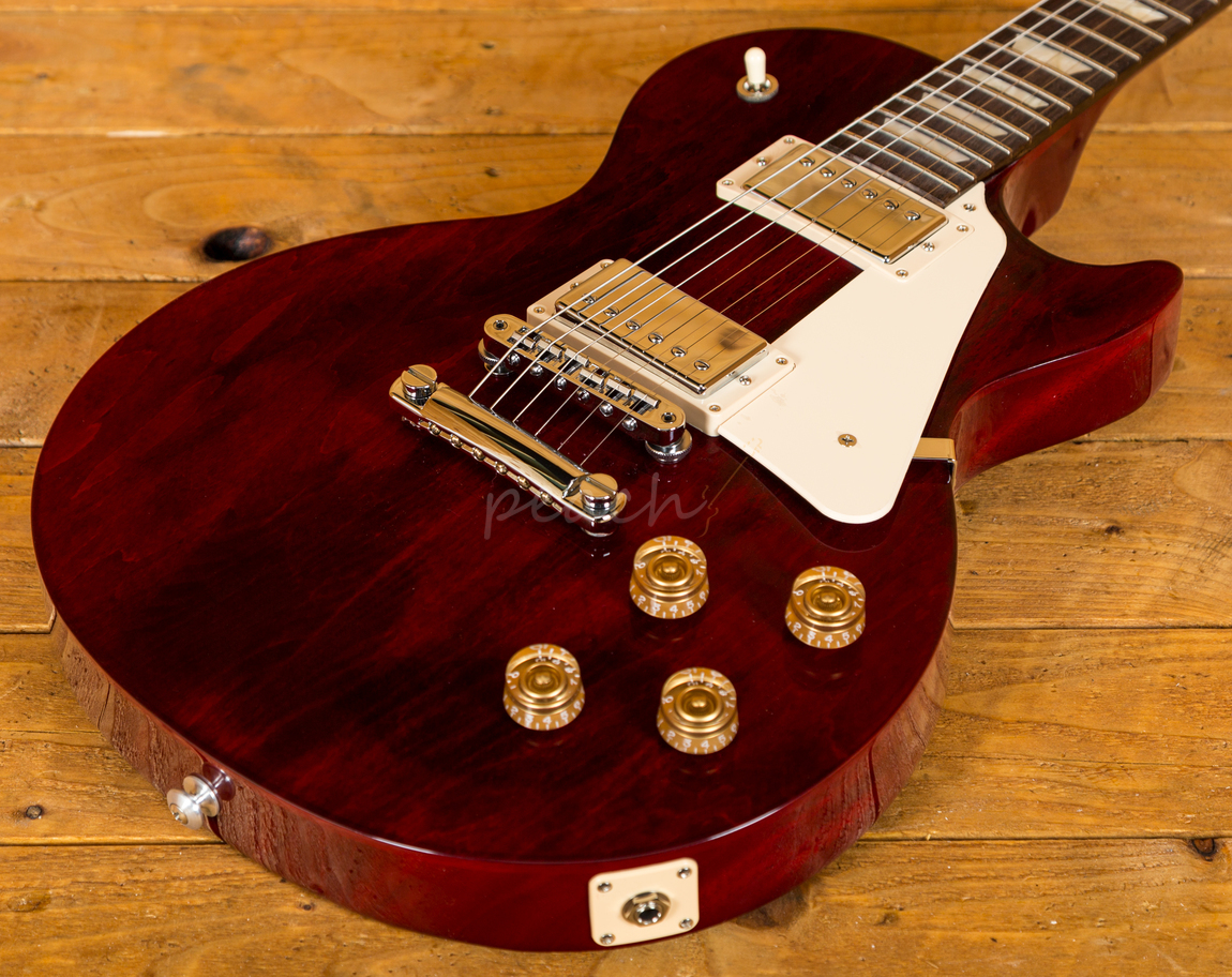 Gibson 2017 Les Paul Studio T Wine Red Peach Guitars