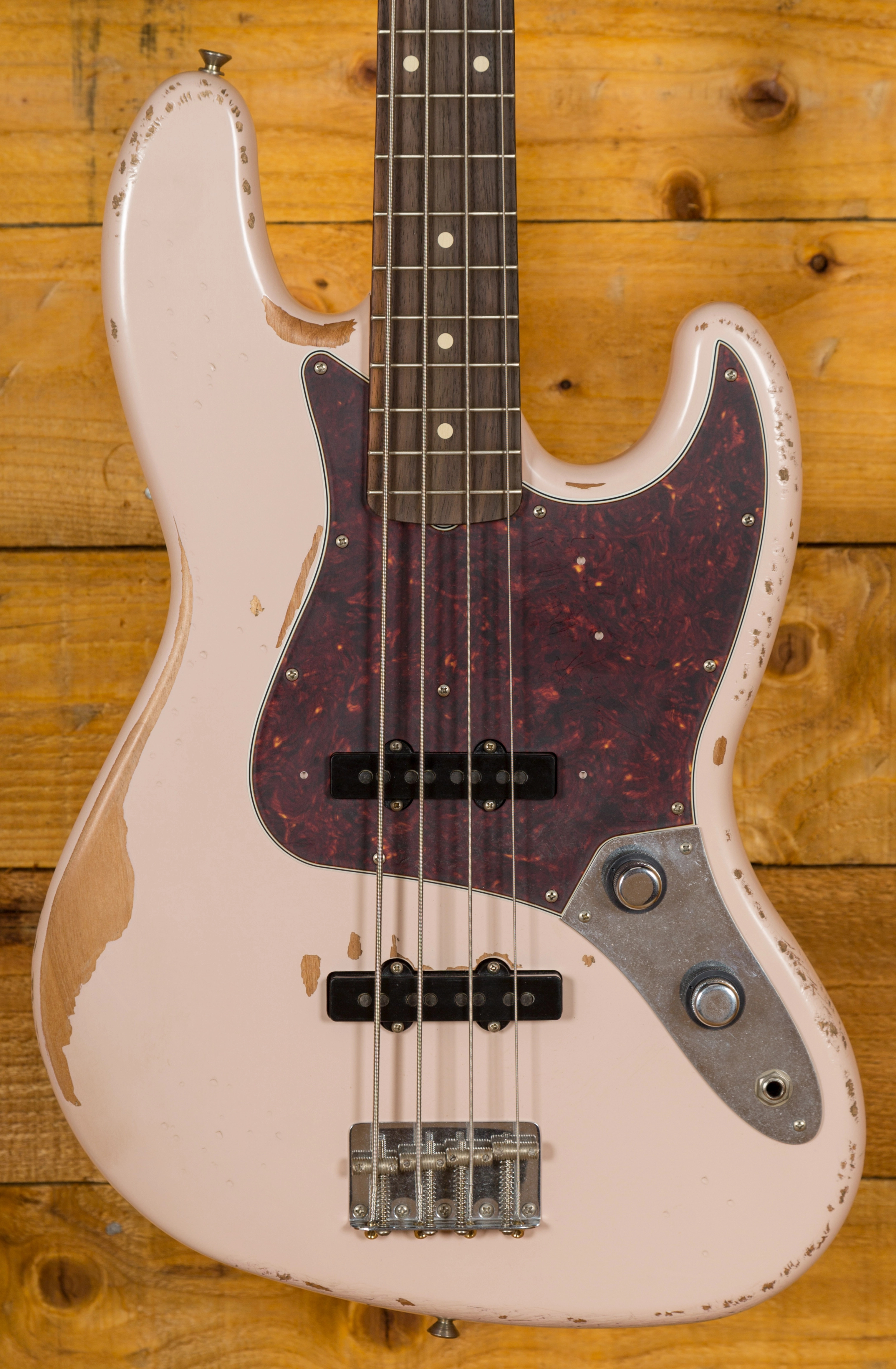 Fender Flea Signature Jazz Bass Roadworn Peach Guitars