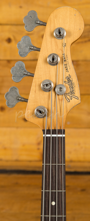 Fender Flea Signature Jazz Bass Roadworn - Peach Guitars