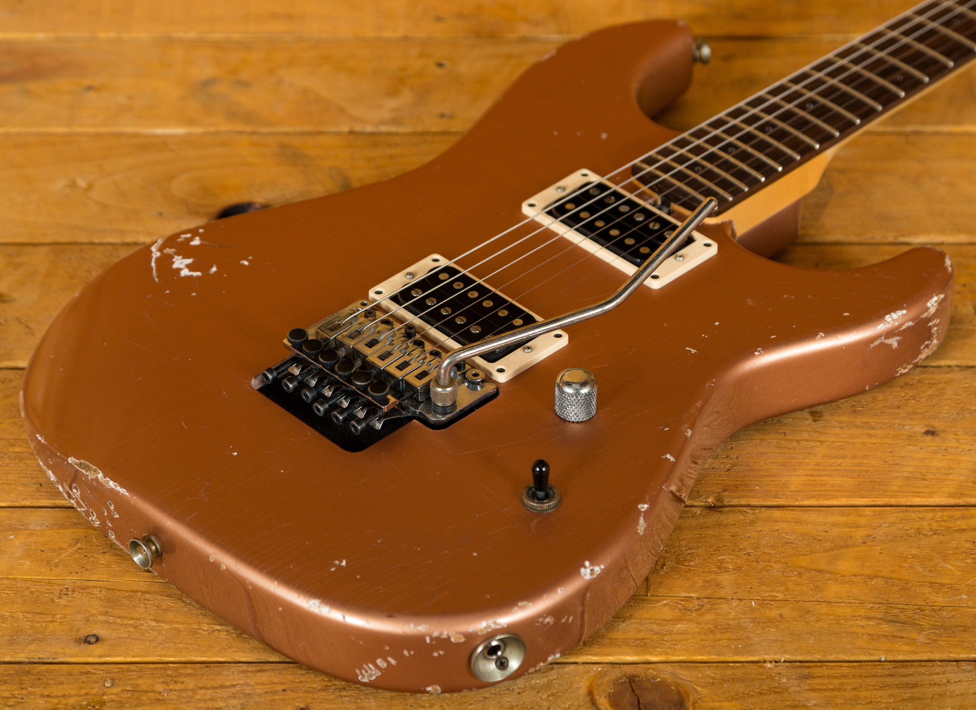 Friedman Cali Guitar Copper with Rosewood Board Peach Guitars