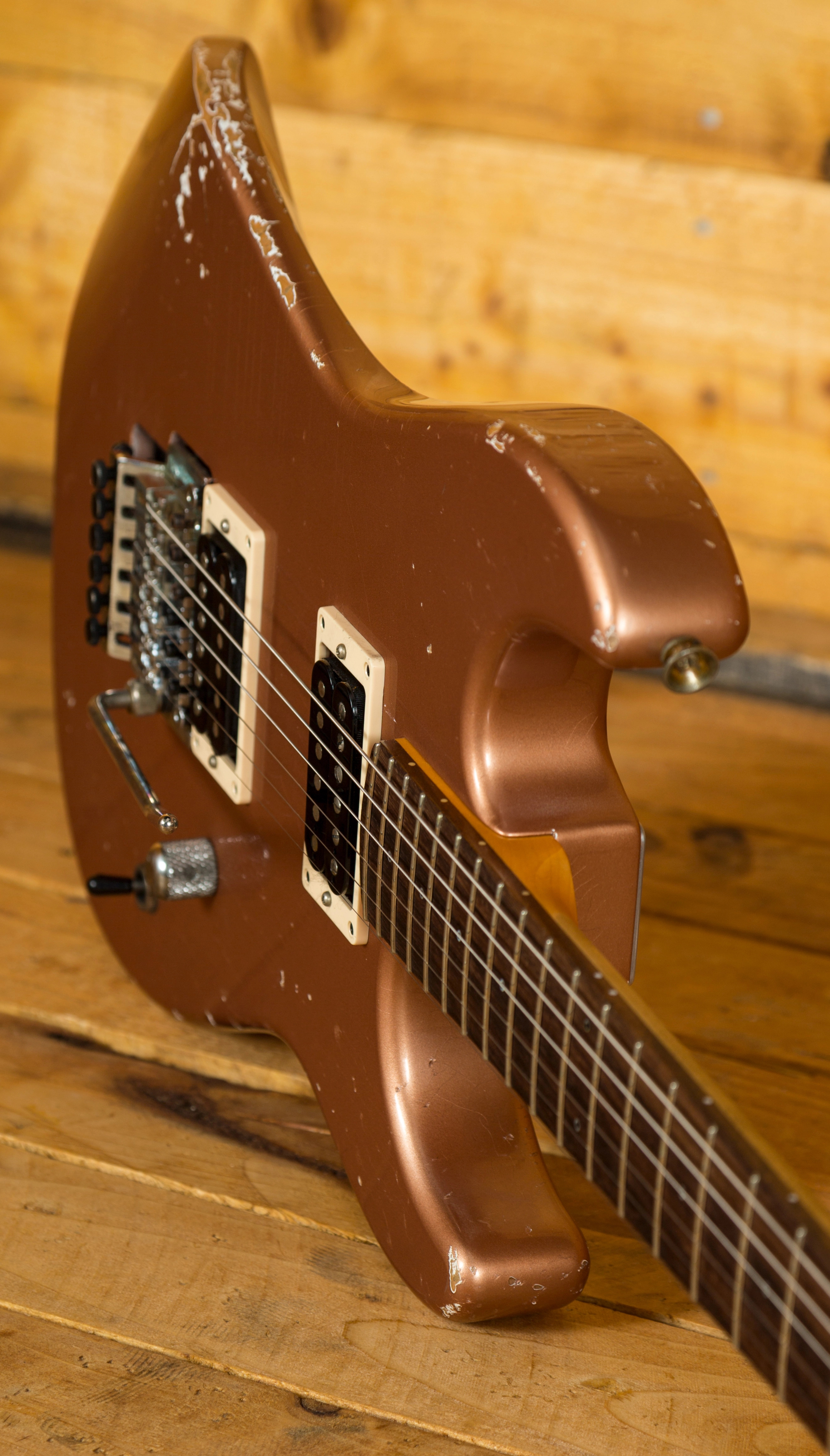 Friedman Cali Guitar Copper with Rosewood Board Peach Guitars
