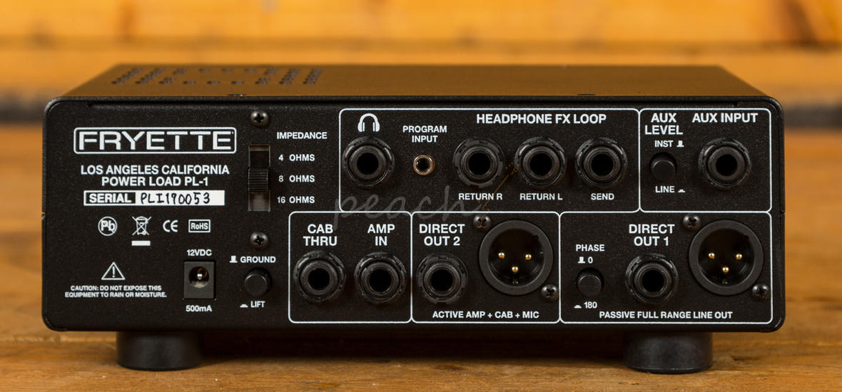 Fryette Power Load Variable Reactive Load with Cab Emulation Peach