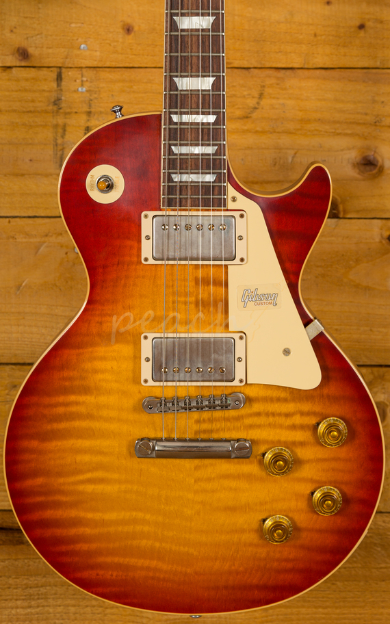 Gibson Custom Shop 1959 Les Paul Standard Vos Washed Cherry Peach Guitars 8956