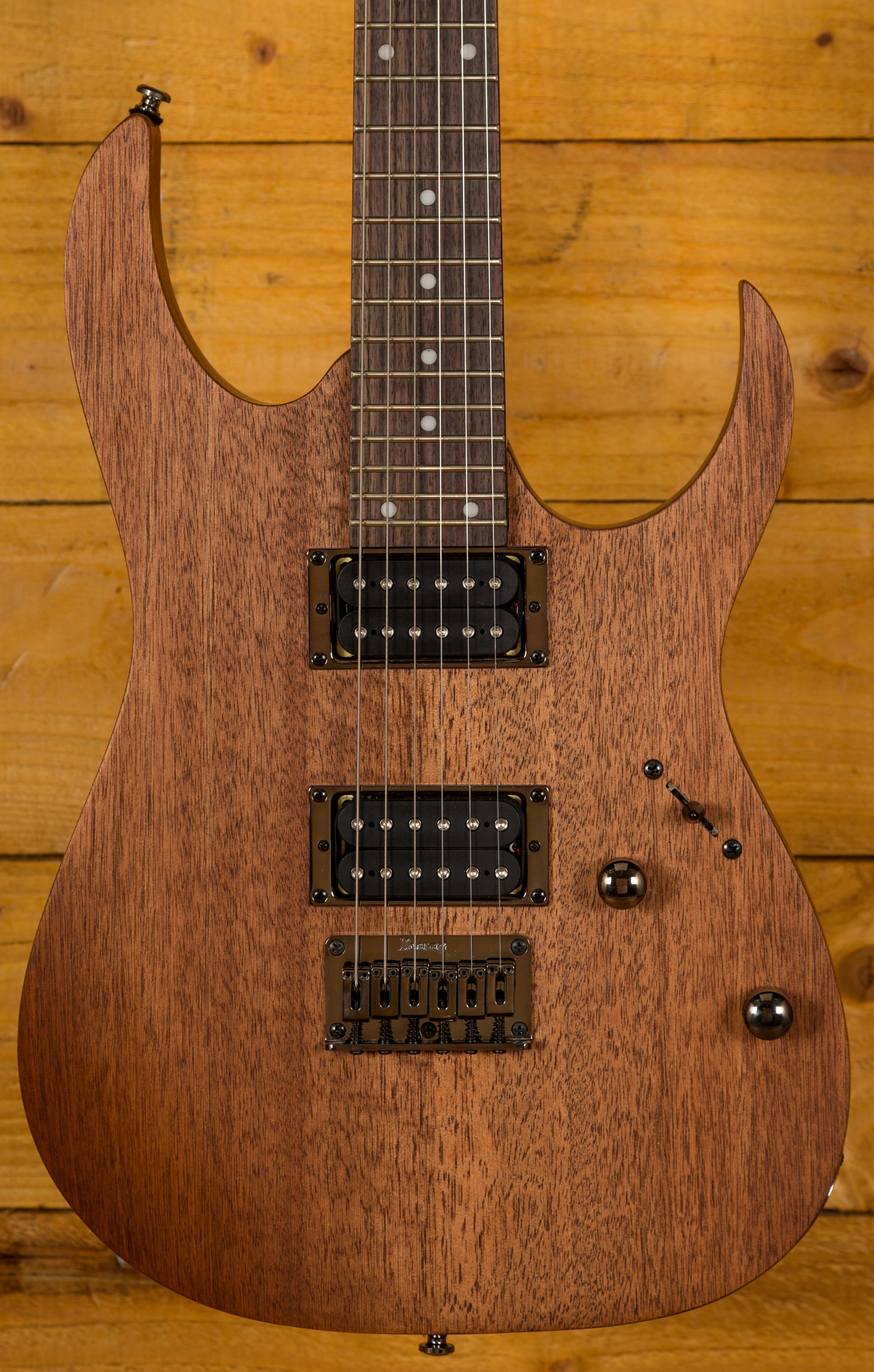 Ibanez RG421MOL Mahogany Oil Finish Electric Guitar Peach Guitars