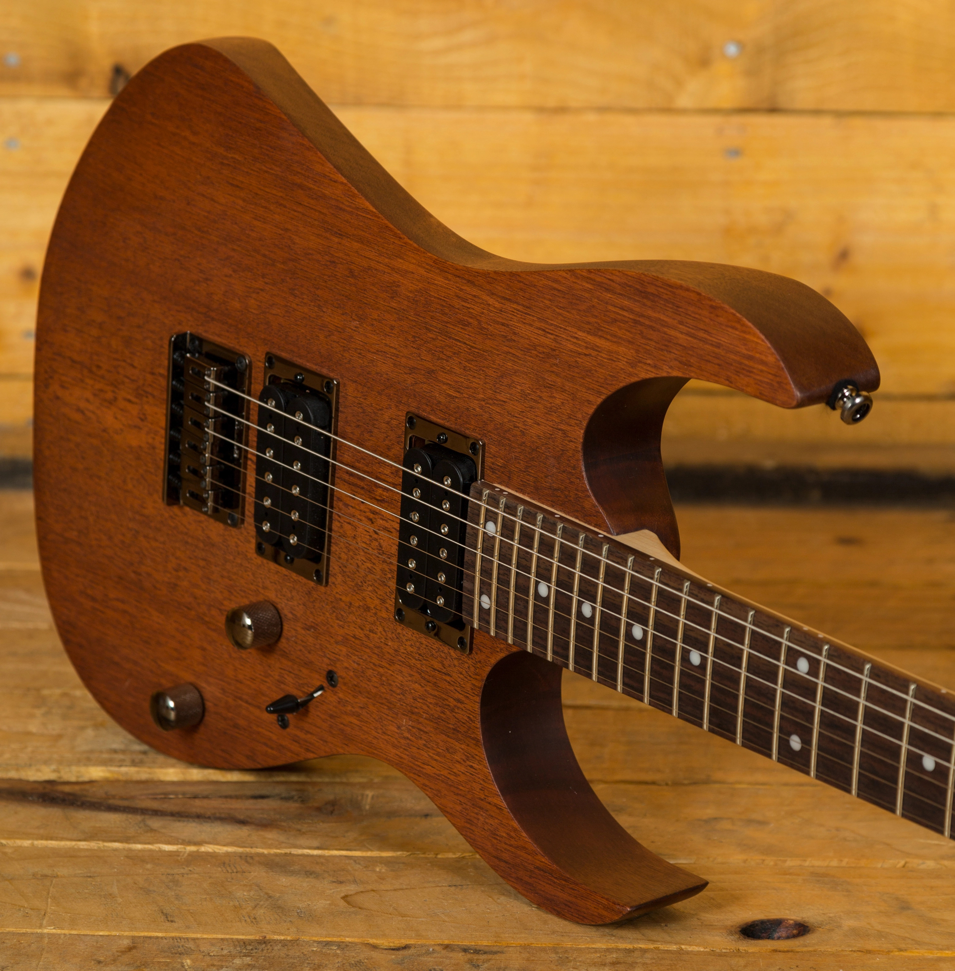 Ibanez RG421-MOL Mahogany Oil Finish Electric Guitar - Peach Guitars