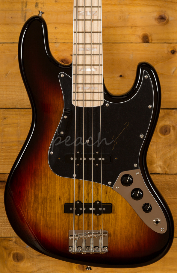 Fender American Original 70s Jazz Bass 3 Colour Sunburst Peach Guitars