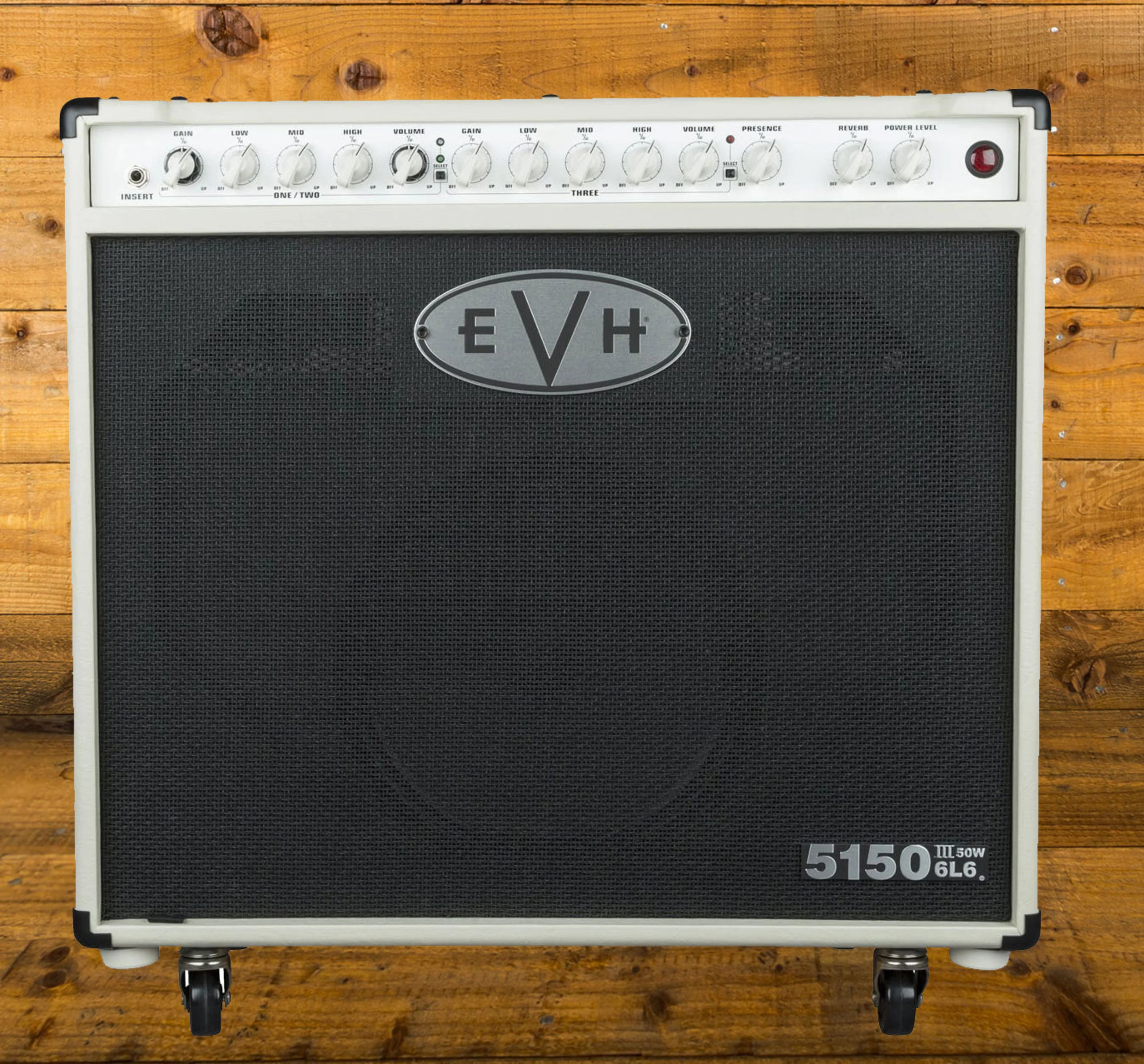 EVH 5150 III 50W Guitar Amp - 1x12 Combo - Ivory - Peach Guitars