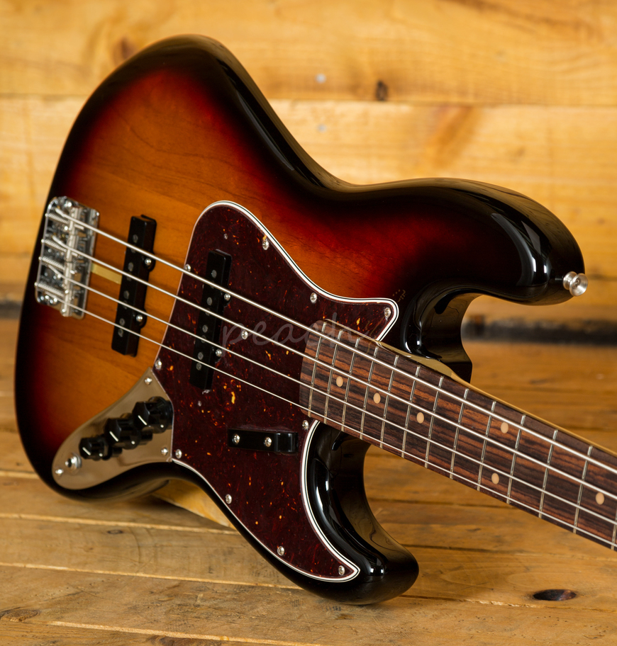 Fender American Original 60s Jazz Bass 3 Colour Sunburst Peach Guitars