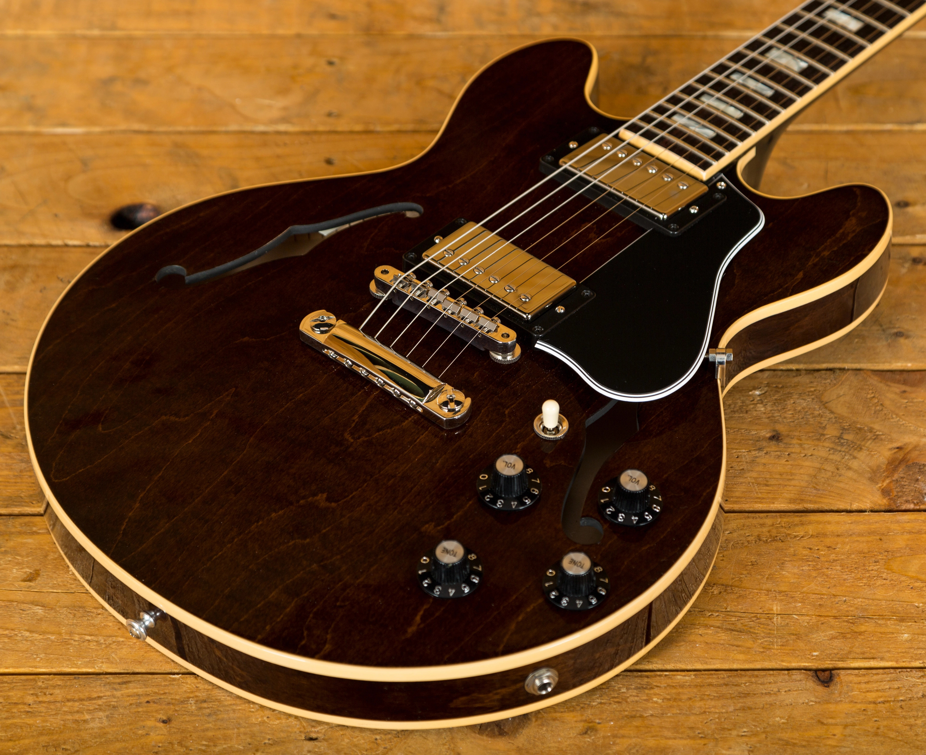 Gibson Memphis ES339 Antique Walnut Peach Guitars