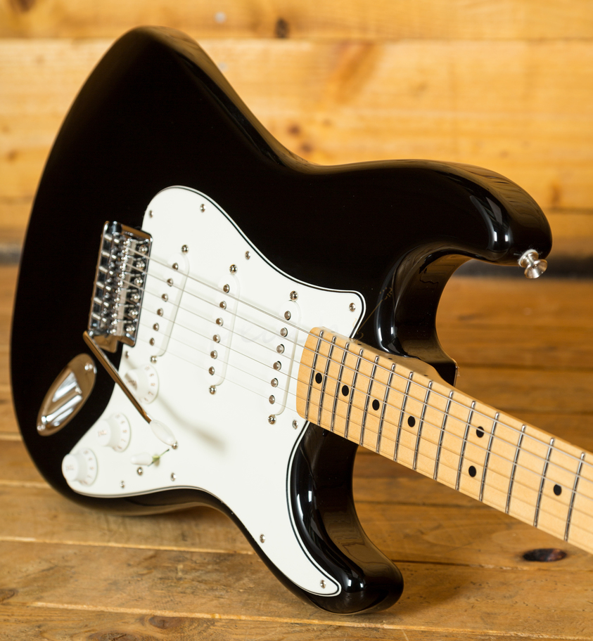Fender Mex Standard Strat Black Maple - Peach Guitars