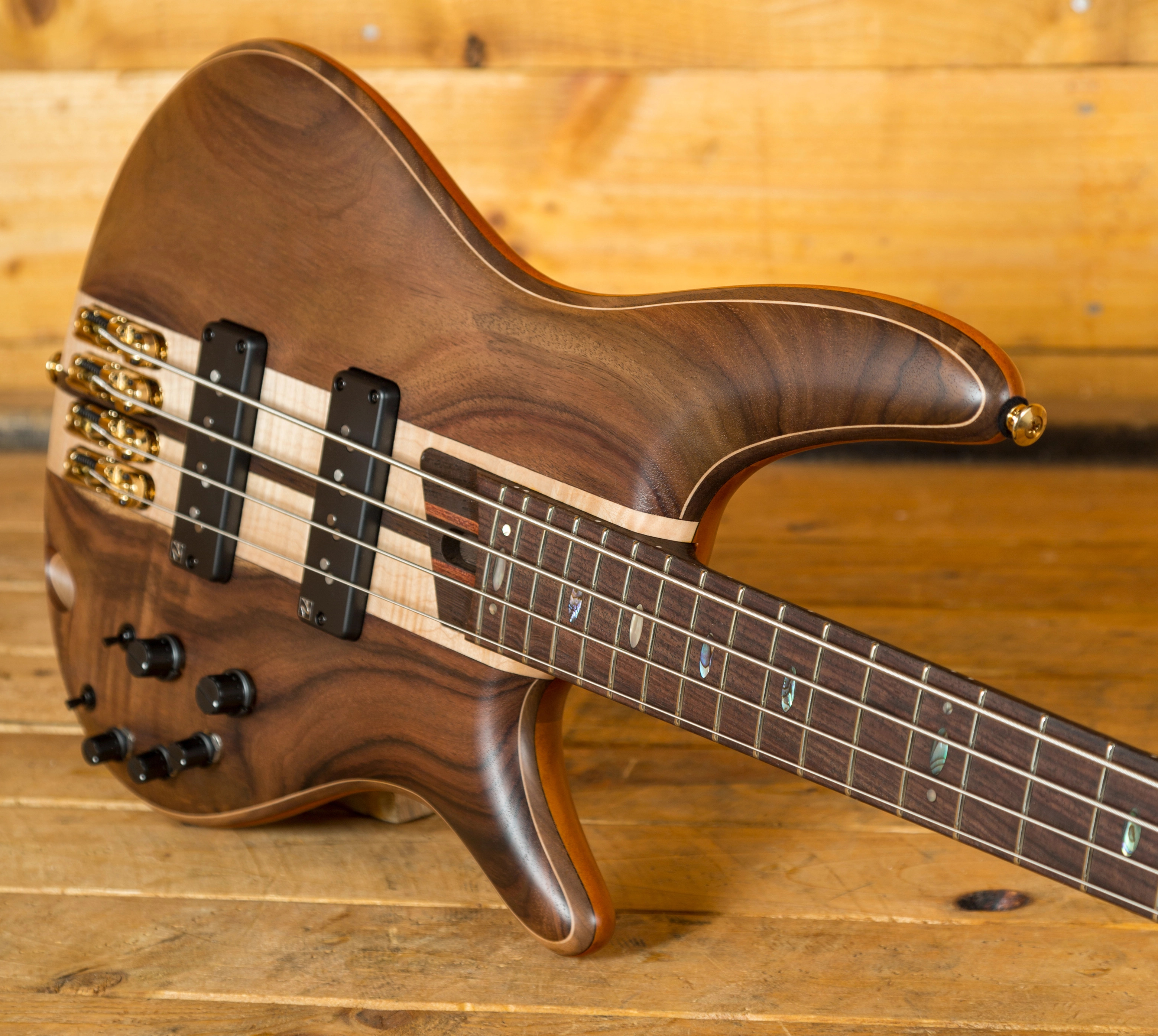 Ibanez SR1800NTF 4 String Bass Natural Flat Peach Guitars