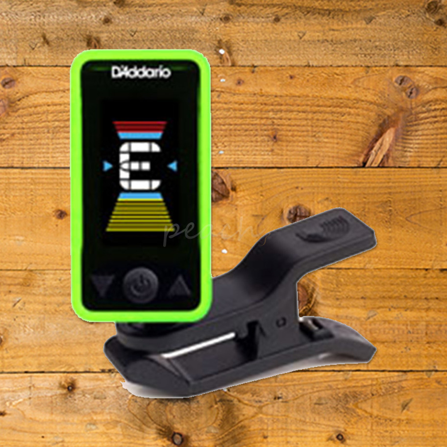 D Addario Eclipse Tuner Green Peach Guitars